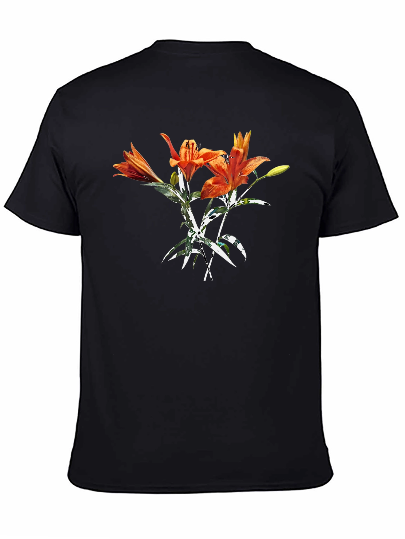 Tiger Lily Graphic Tee - Bold Floral Print