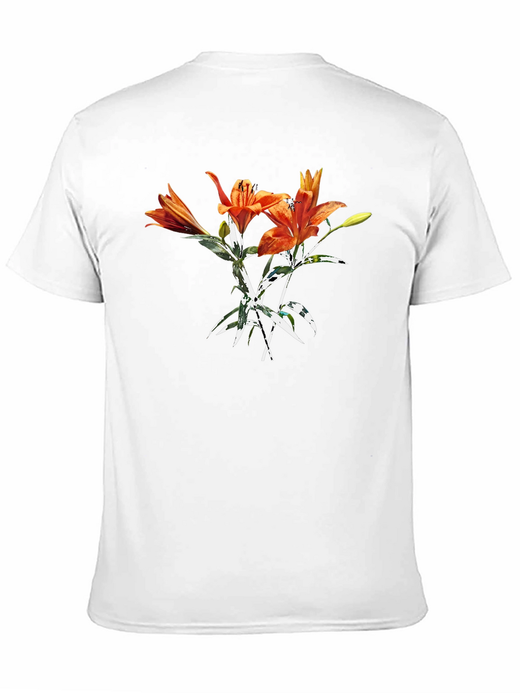 Tiger Lily Graphic Tee - Bold Floral Print