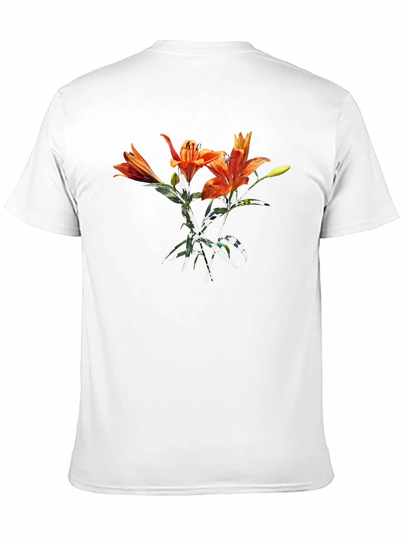 Tiger Lily Graphic Tee - Bold Floral Print