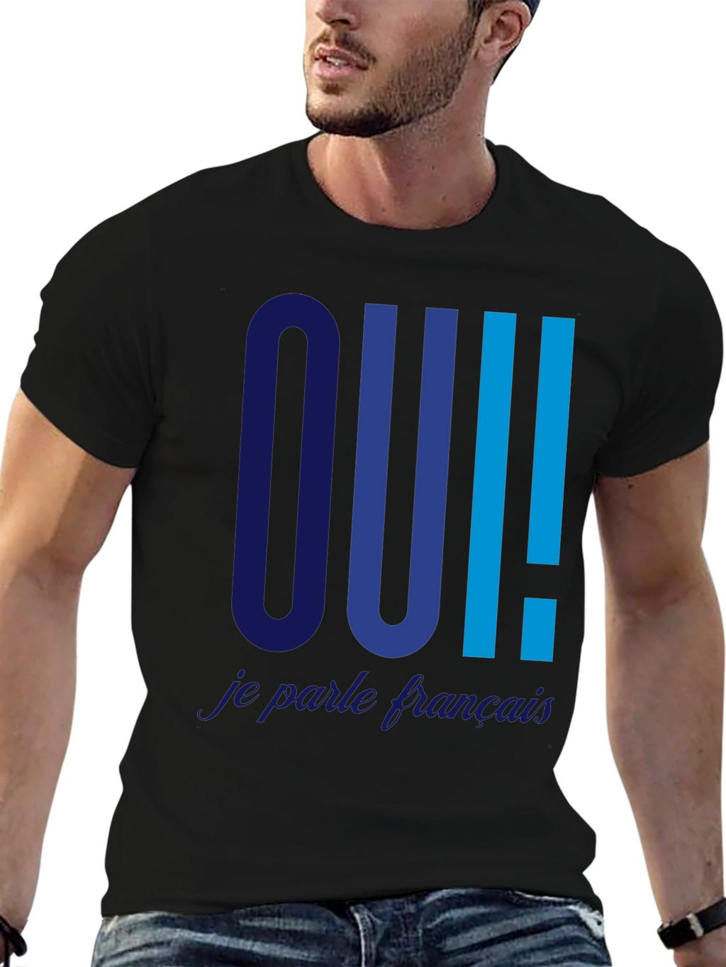 Oui Je Parle Français T-Shirt - Trendy French Tee