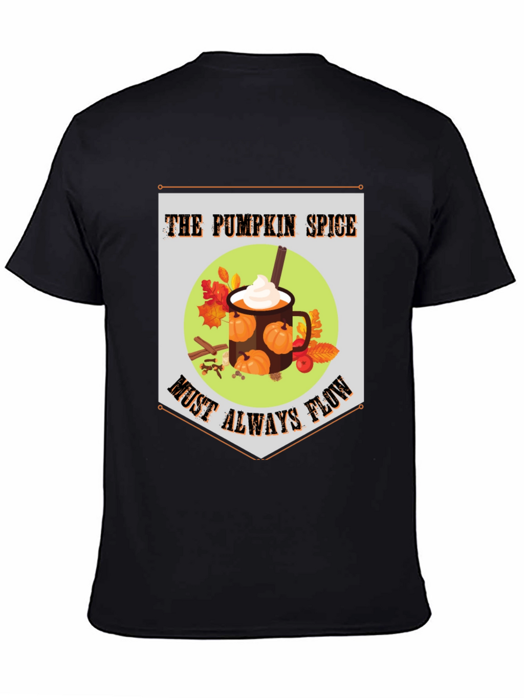 Pumpkin Spice Flow T-Shirt - Autumnal Comfort