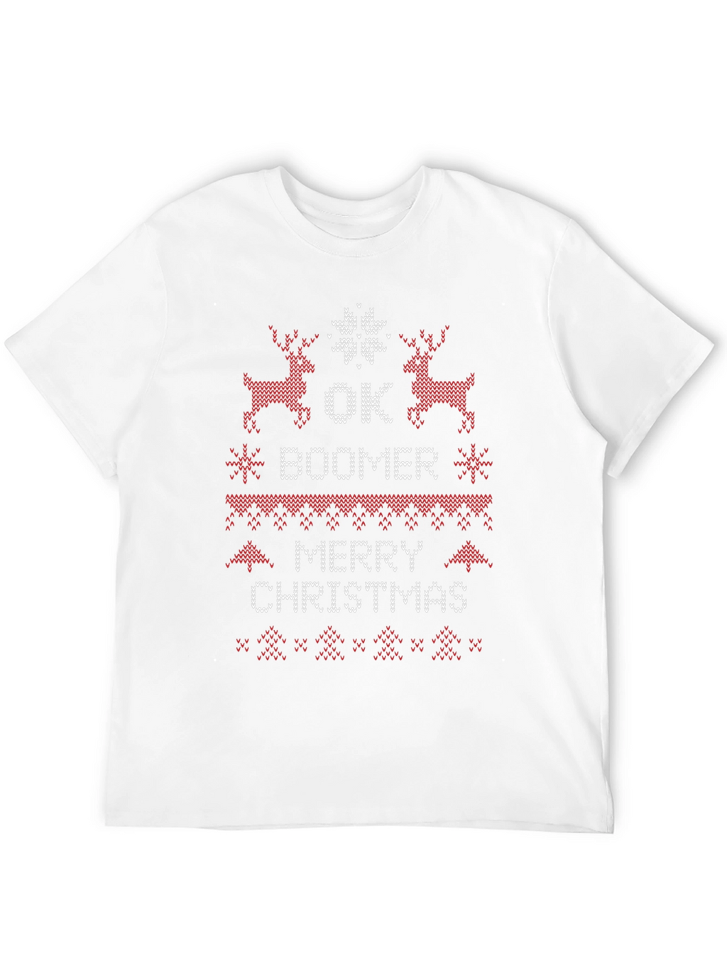 Ok Boomer Merry Christmas Ugly Sweater T-Shirt