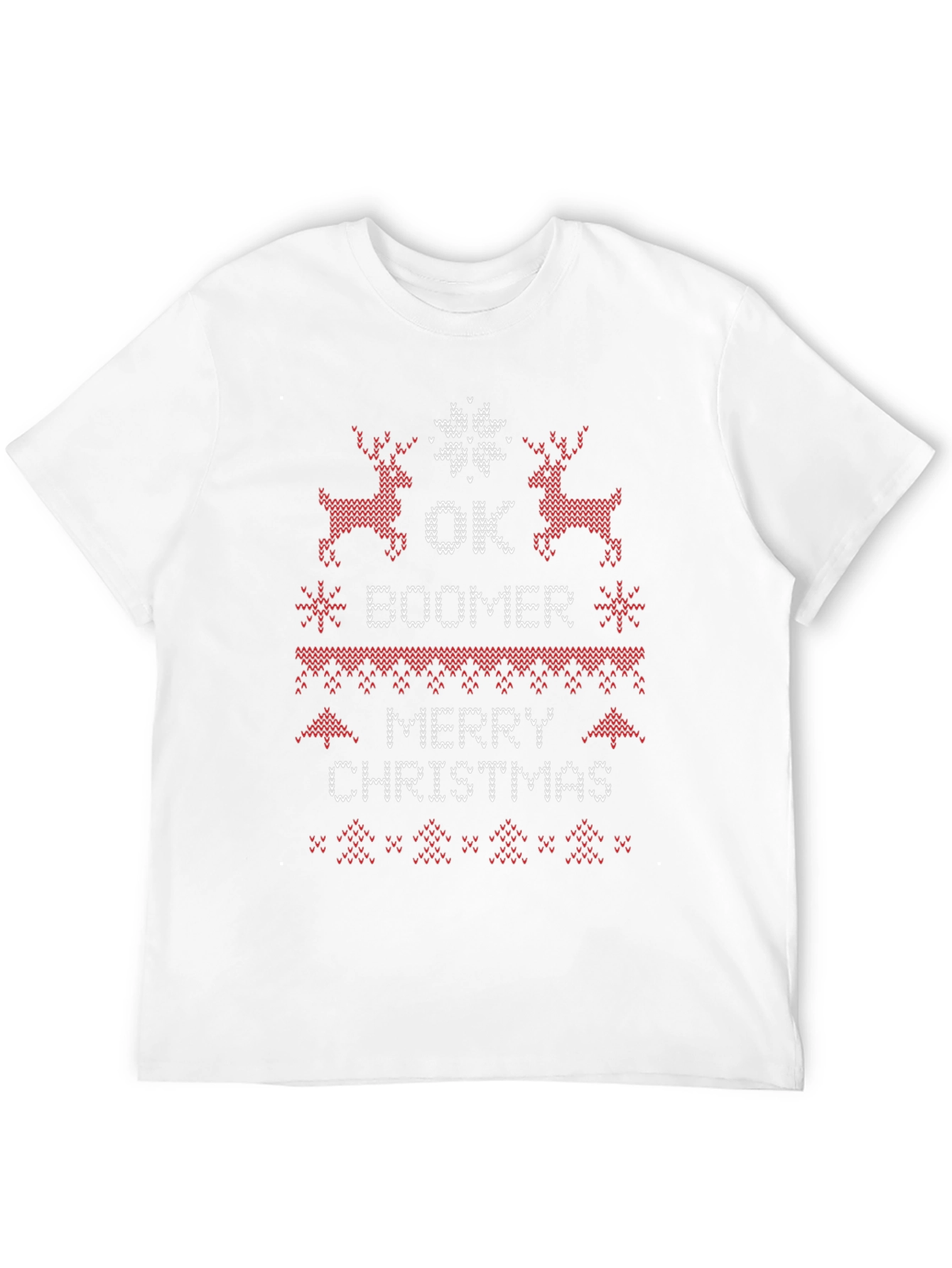 Ok Boomer Merry Christmas Ugly Sweater T-Shirt