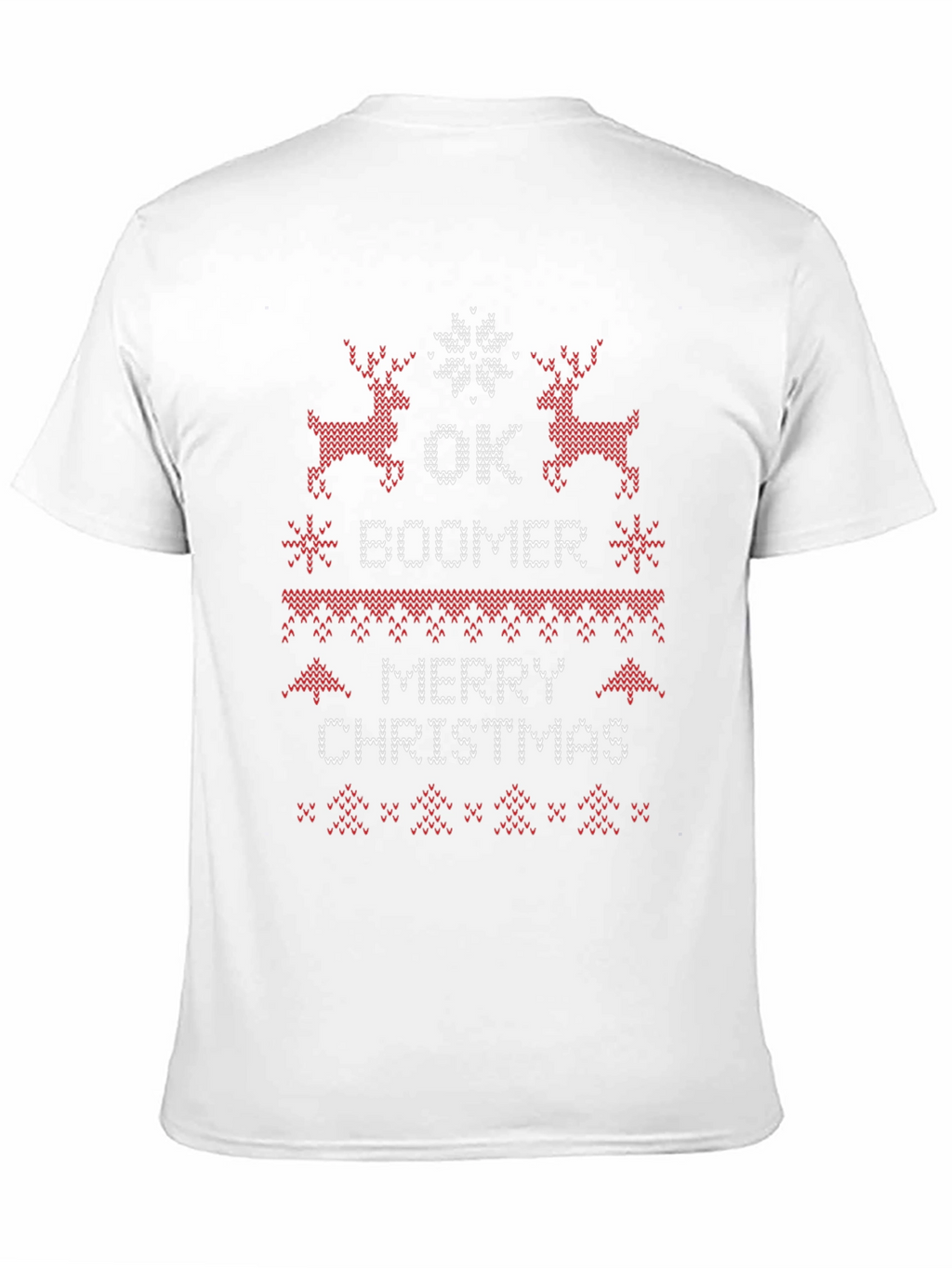 Ok Boomer Merry Christmas Ugly Sweater T-Shirt
