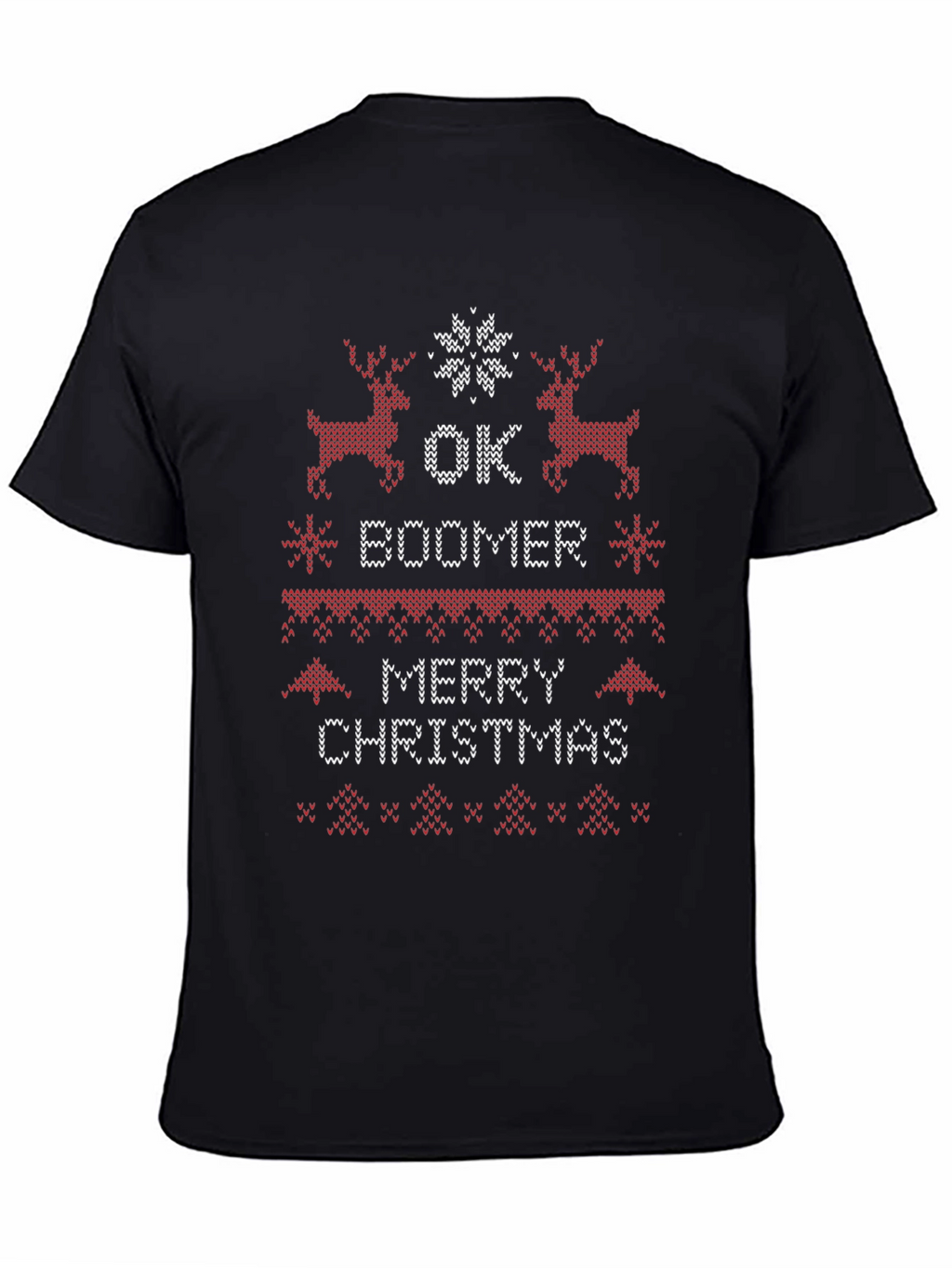 Ok Boomer Merry Christmas Ugly Sweater T-Shirt