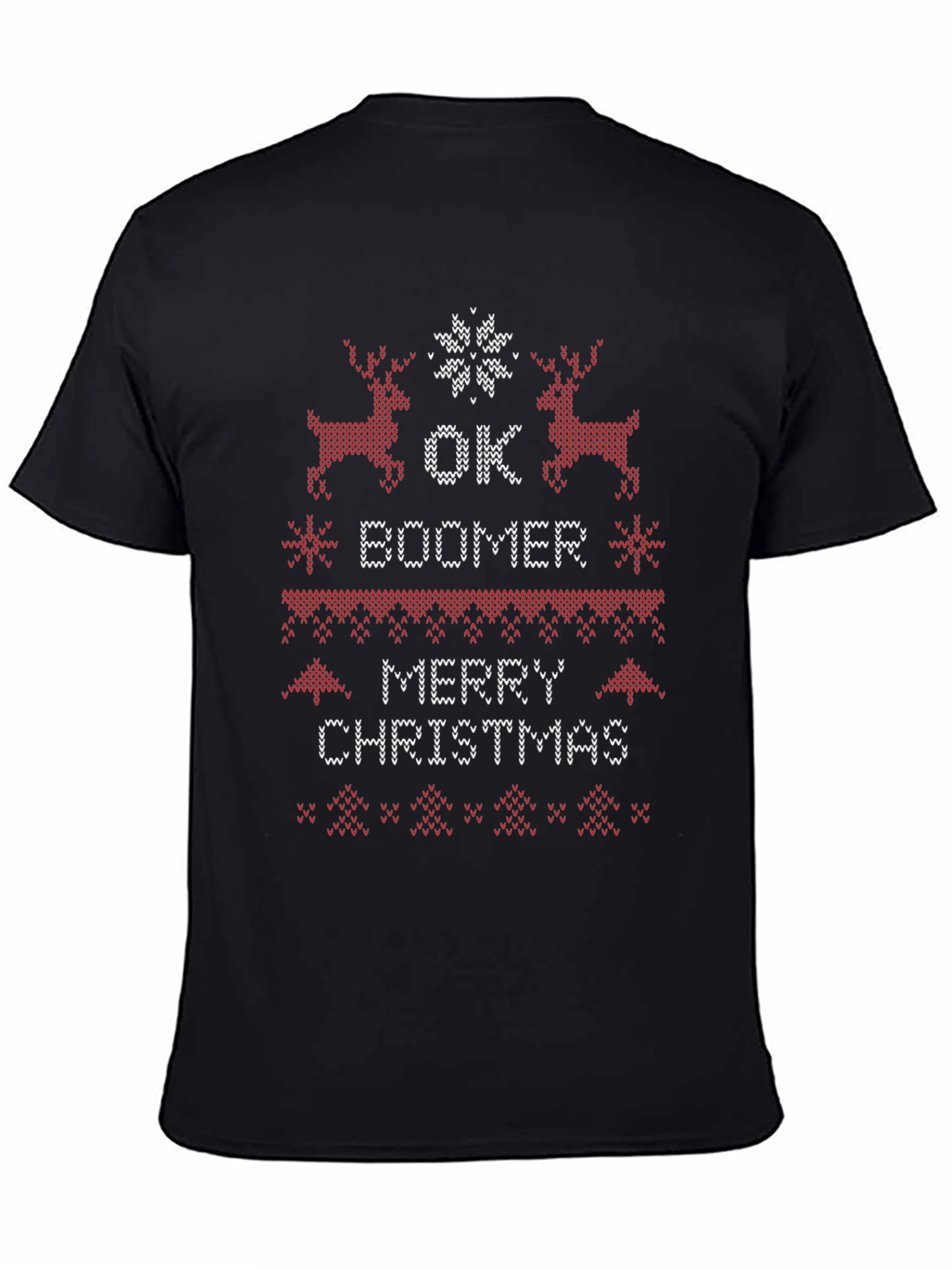 Ok Boomer Merry Christmas Ugly Sweater T-Shirt