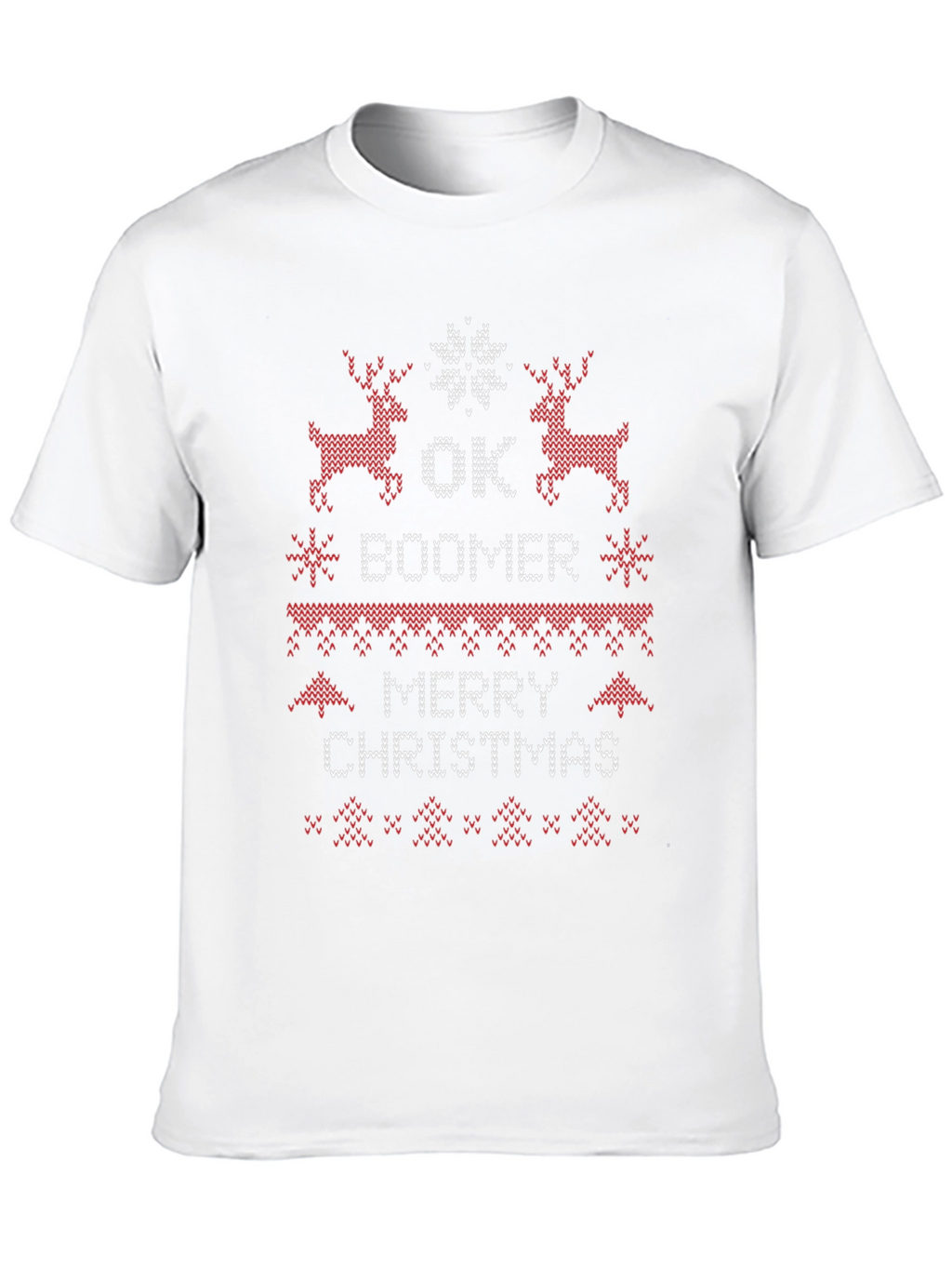 Ok Boomer Merry Christmas Ugly Sweater T-Shirt