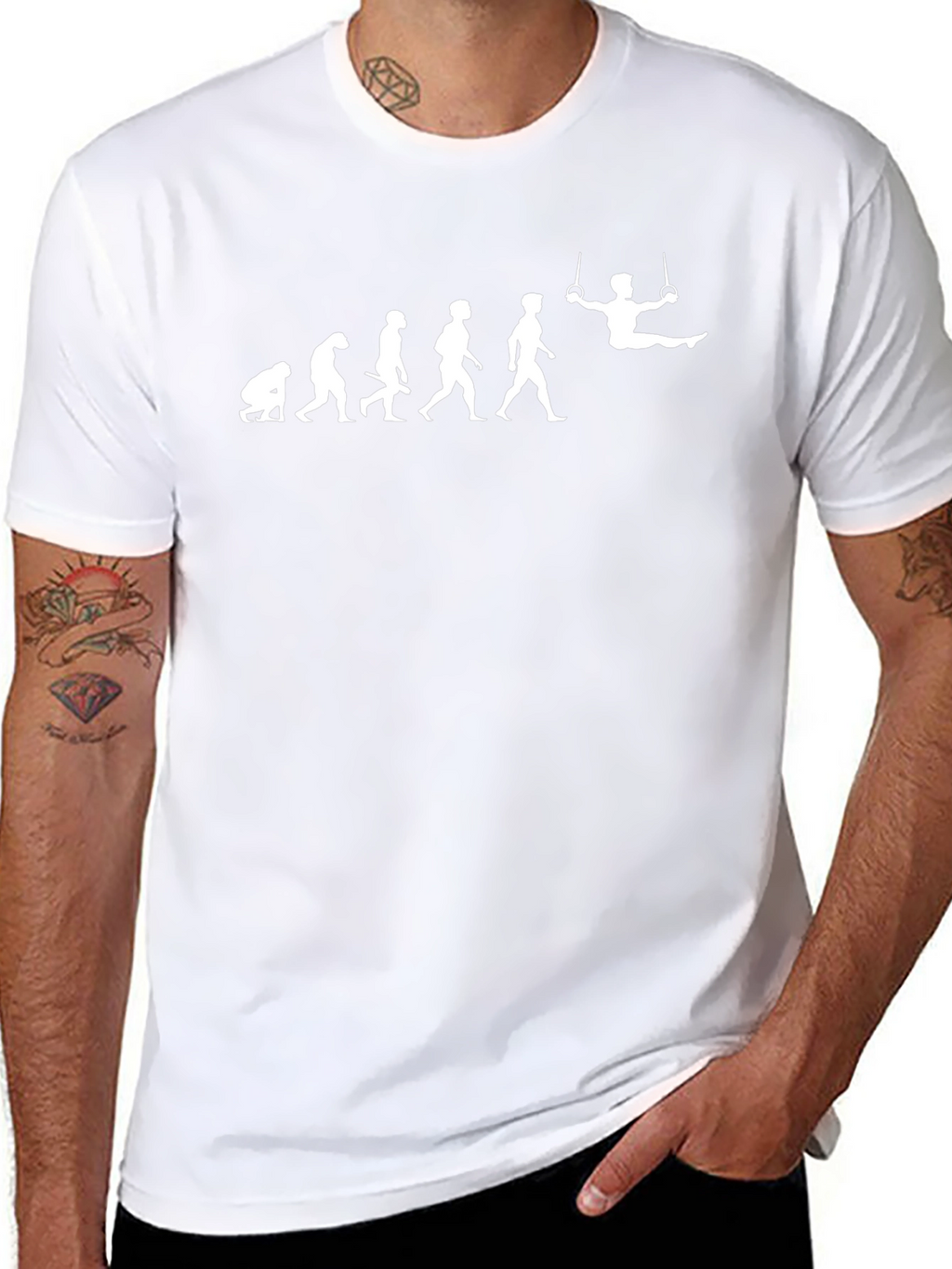 Evolution to Gymnast Black T-Shirt