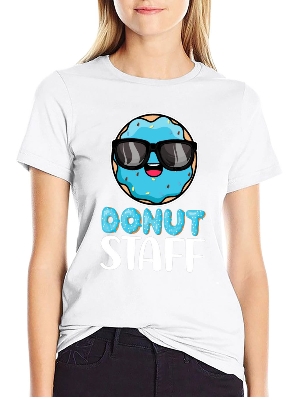 Donut Staff Graphic Tee - Funny Foodie T-Shirt