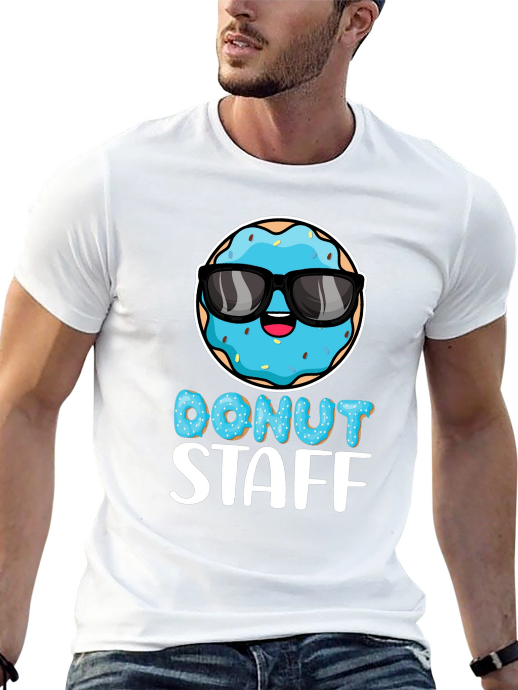Donut Staff Graphic Tee - Funny Foodie T-Shirt