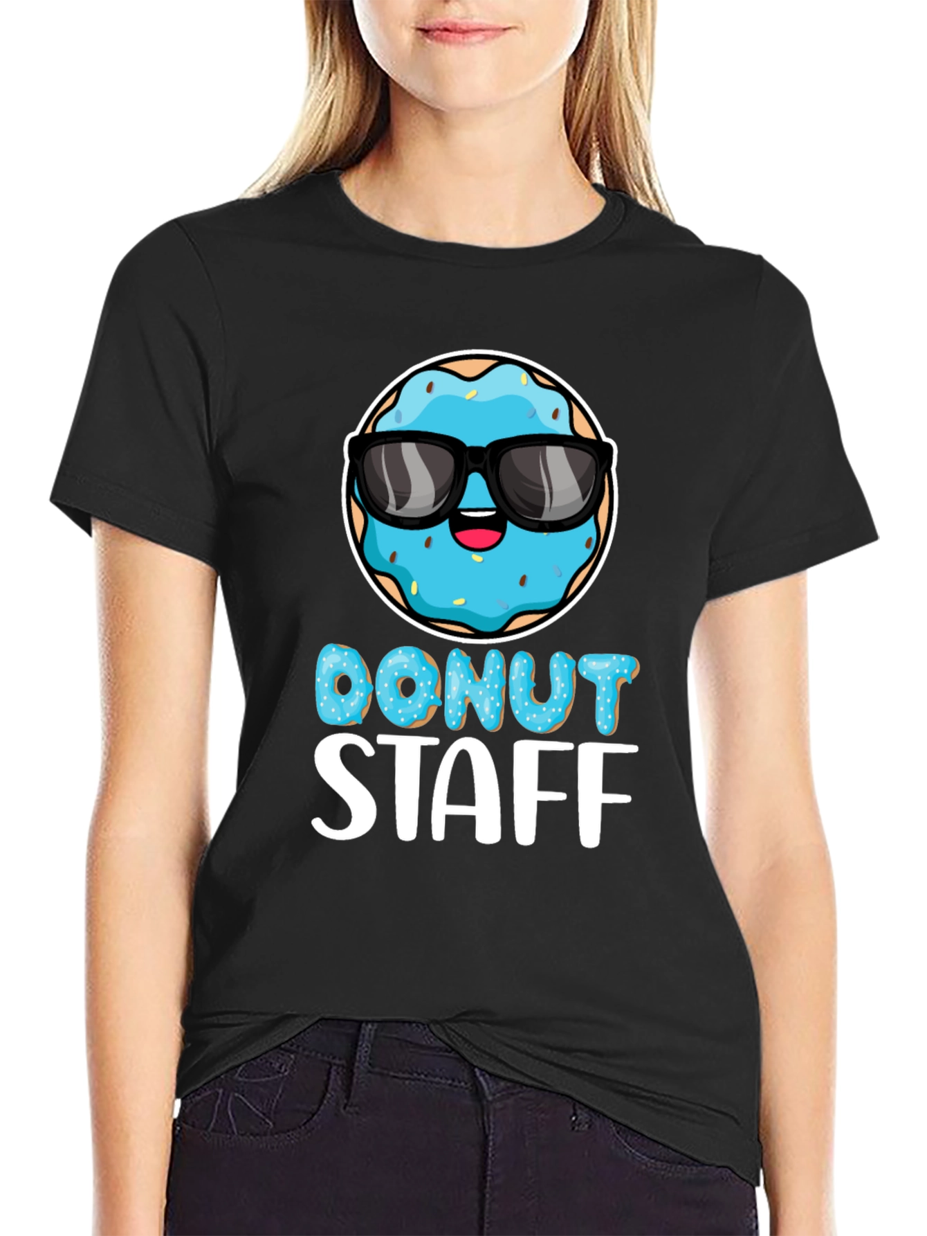 Donut Staff Graphic Tee - Funny Foodie T-Shirt