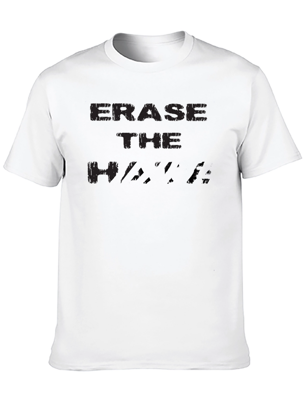Erase The Haters Black Graphic Tee