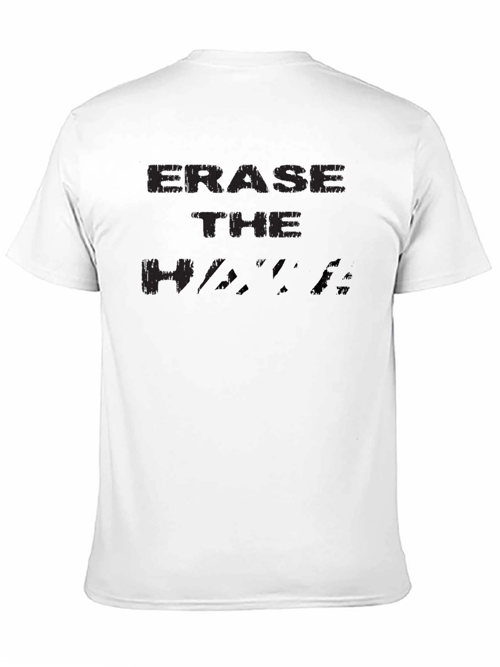 Erase The Haters Black Graphic Tee