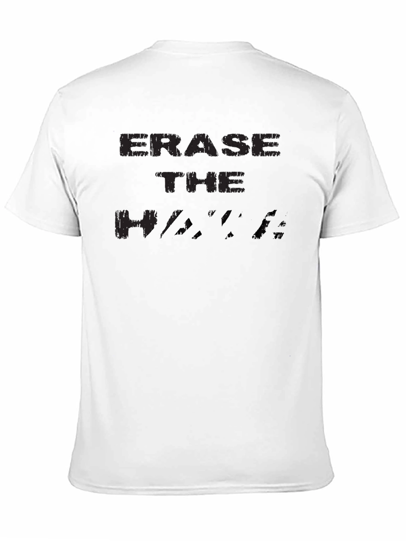 Erase The Haters Black Graphic Tee