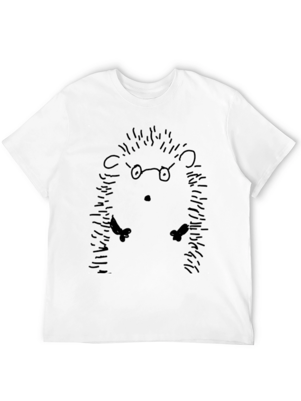 Whimsical Hedgehog Graphic Tee