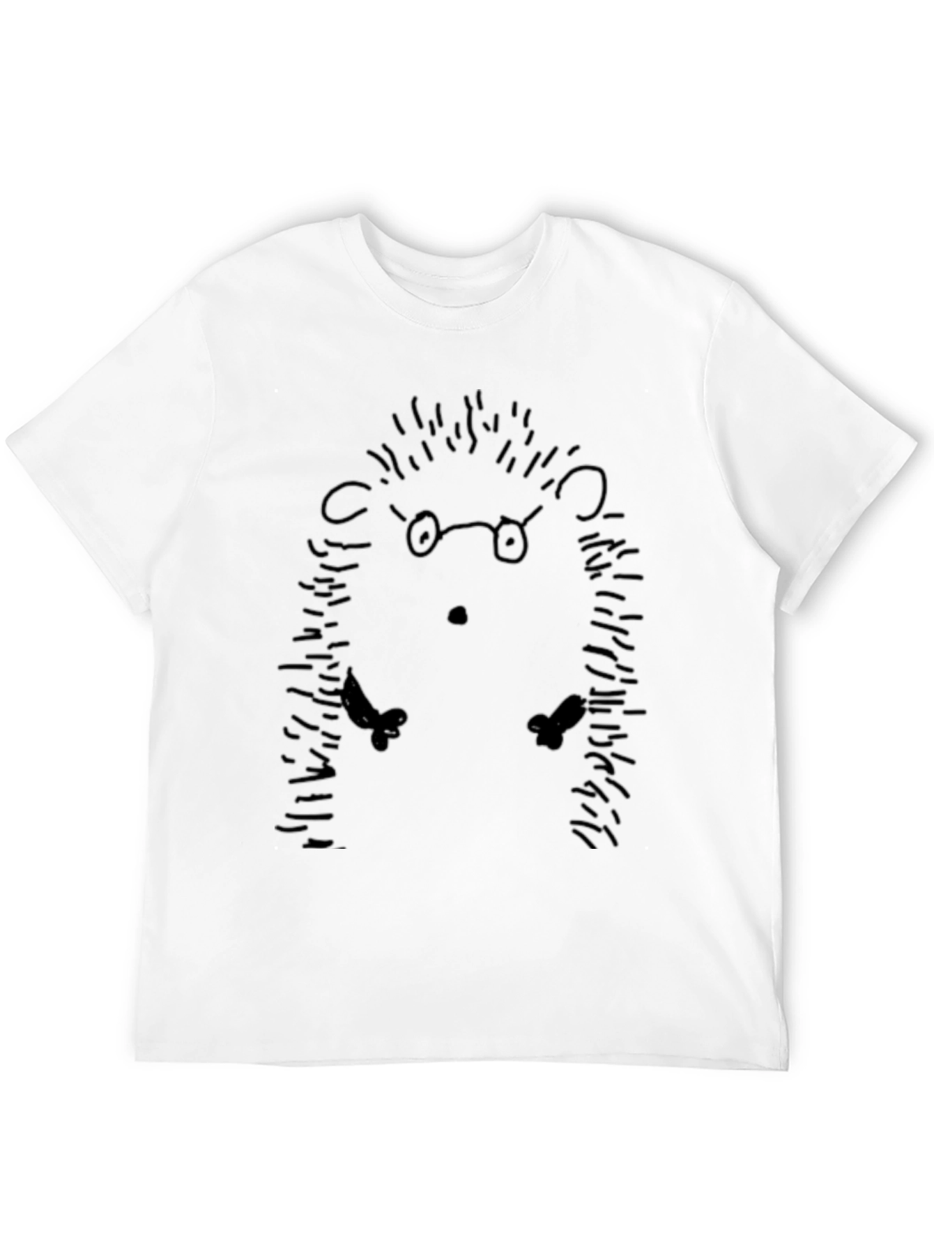 Whimsical Hedgehog Graphic Tee