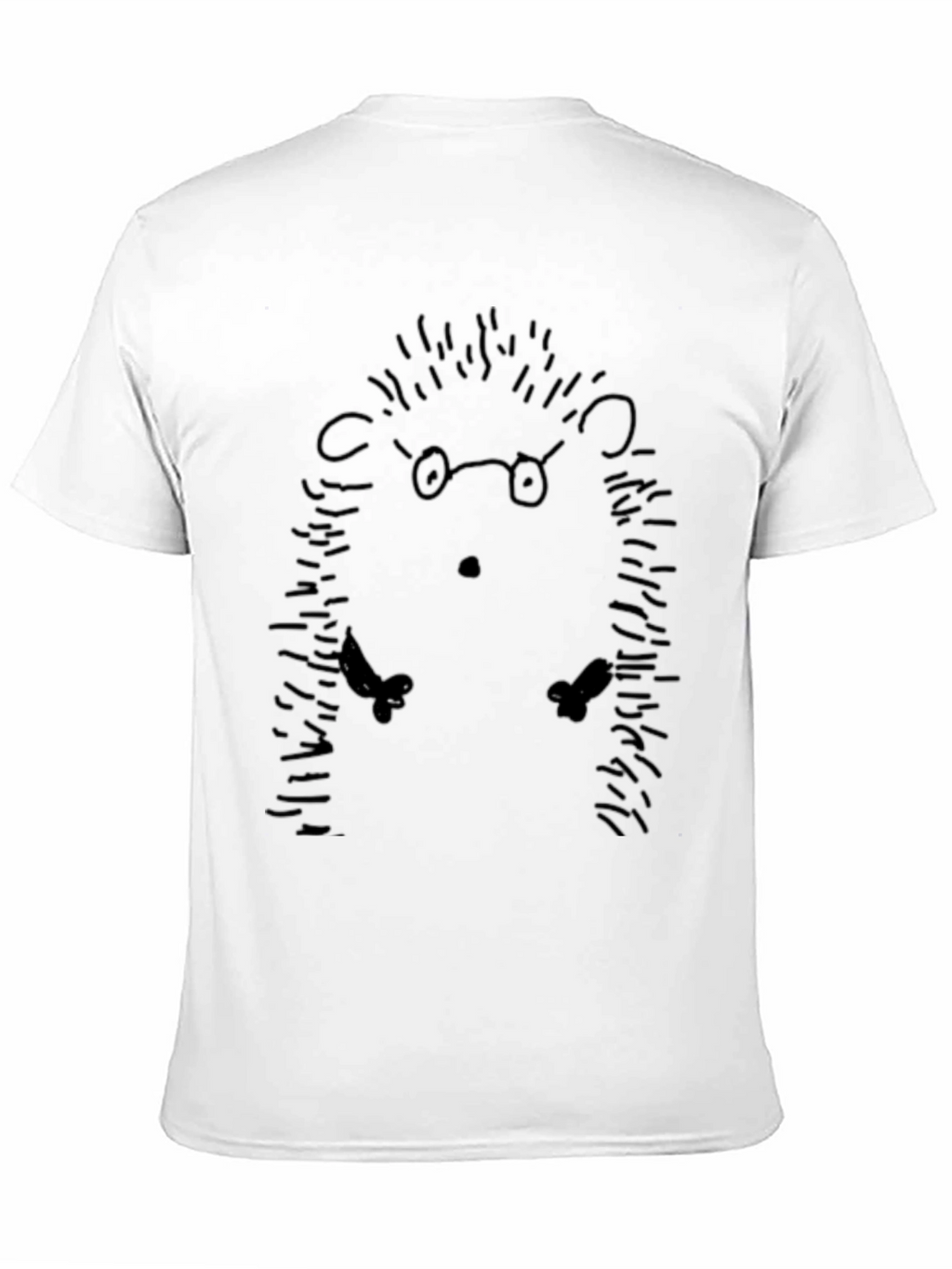 Whimsical Hedgehog Graphic Tee