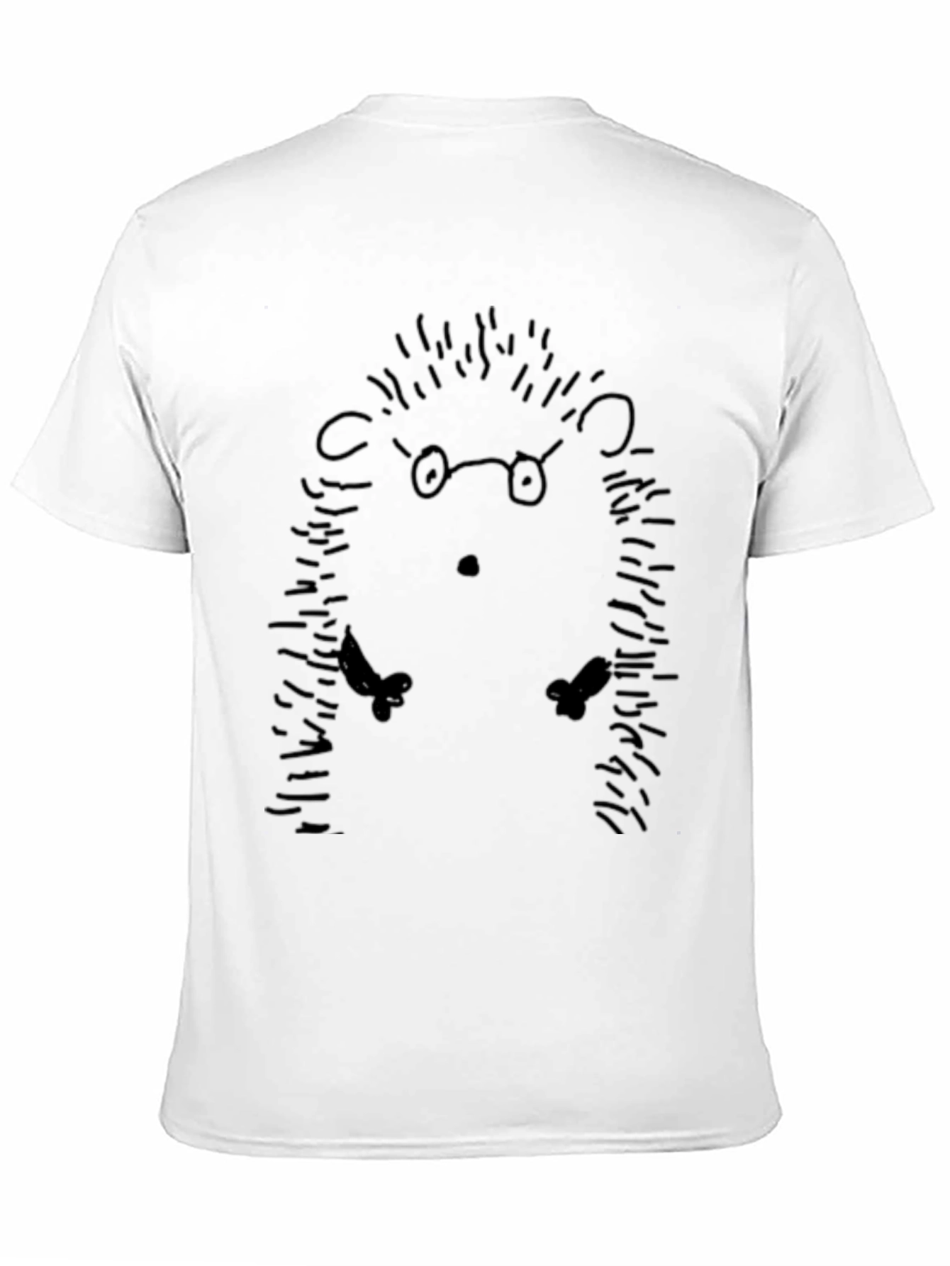 Whimsical Hedgehog Graphic Tee