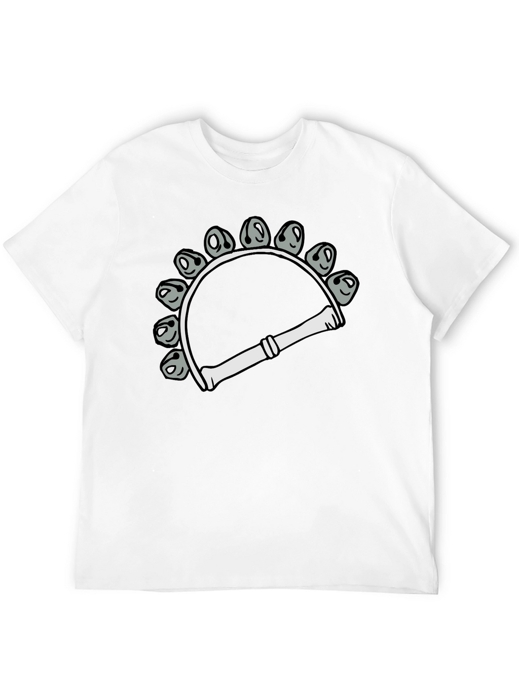 Tambourine Graphic T-Shirt - Musical Instrument Design