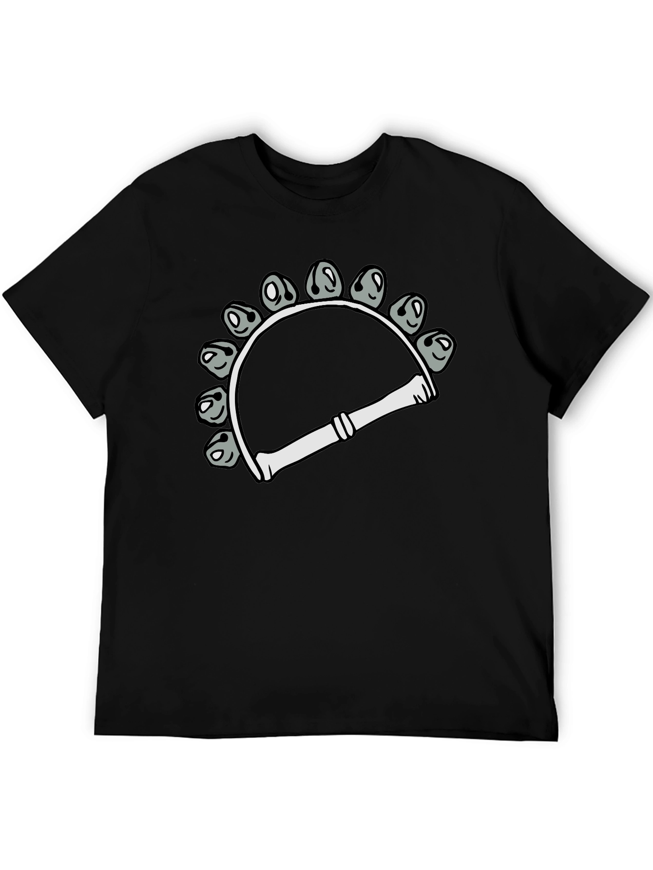 Tambourine Graphic T-Shirt - Musical Instrument Design