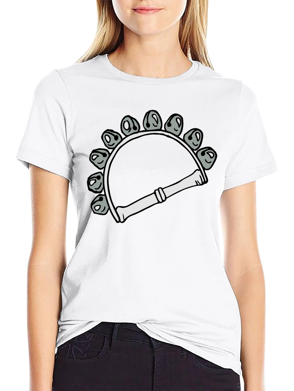 Tambourine Graphic T-Shirt - Musical Instrument Design