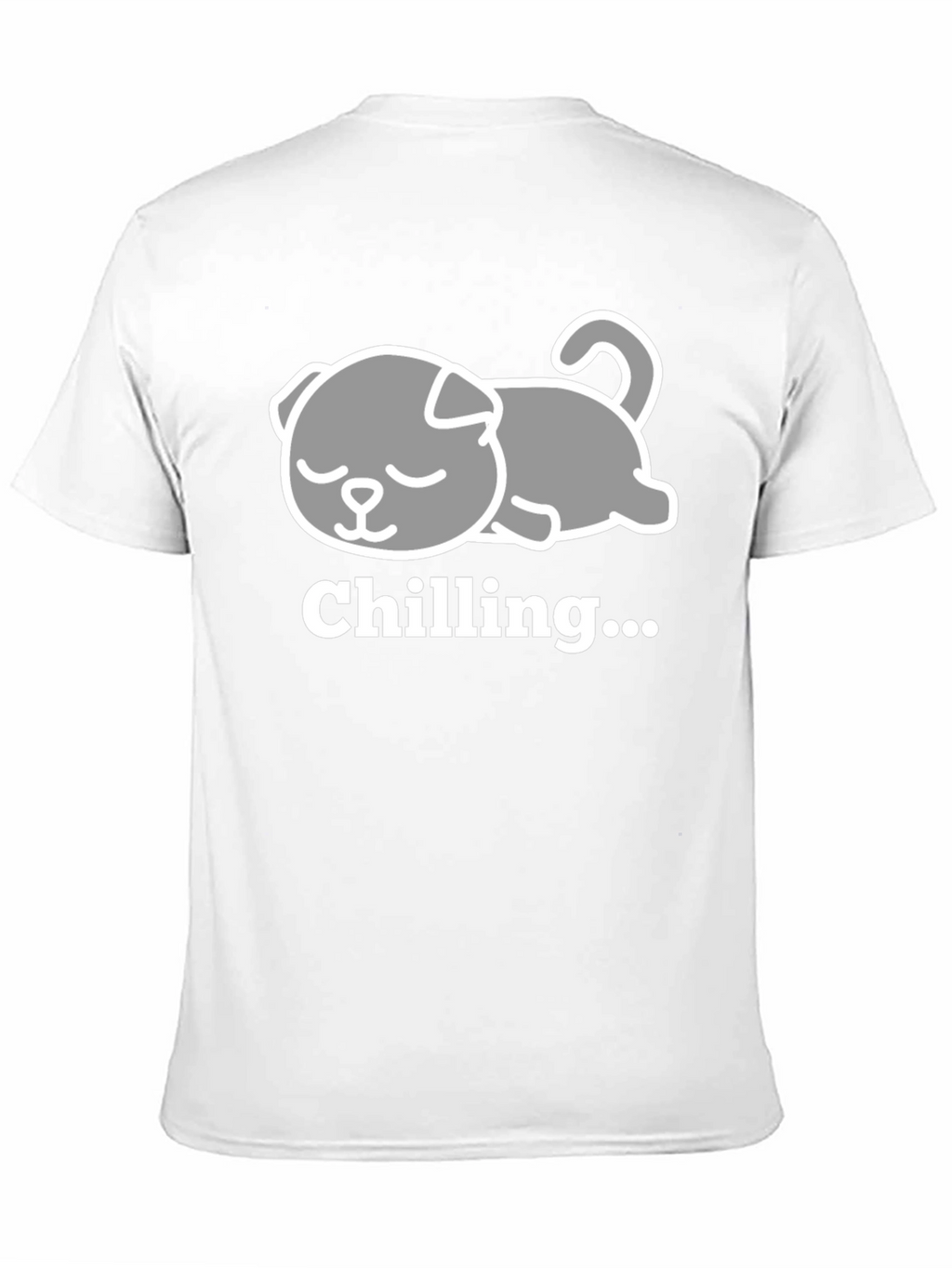 Chilling Dog Tee - Relaxed Comfort