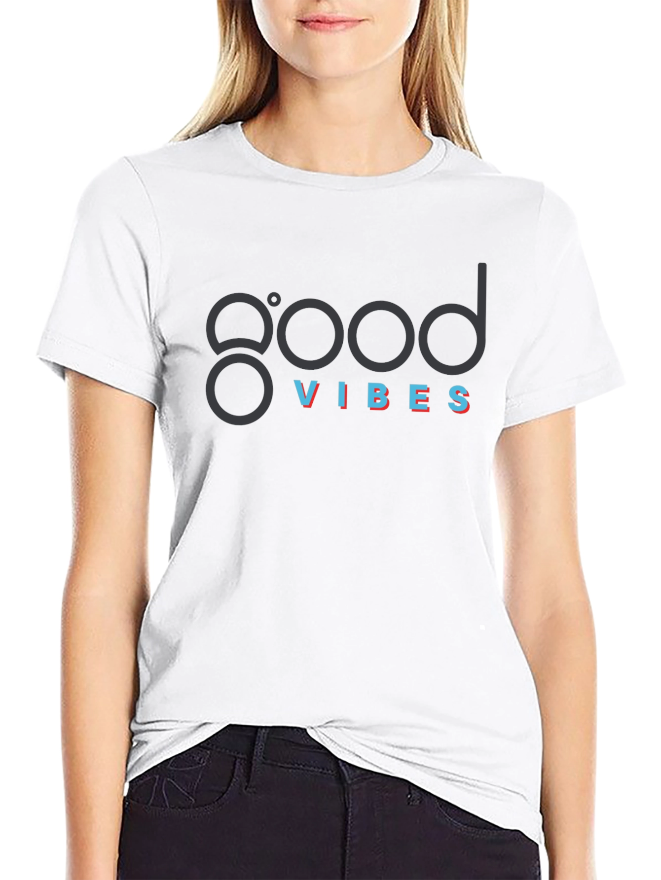 Good Vibes Graphic Tee - Stylish Comfort