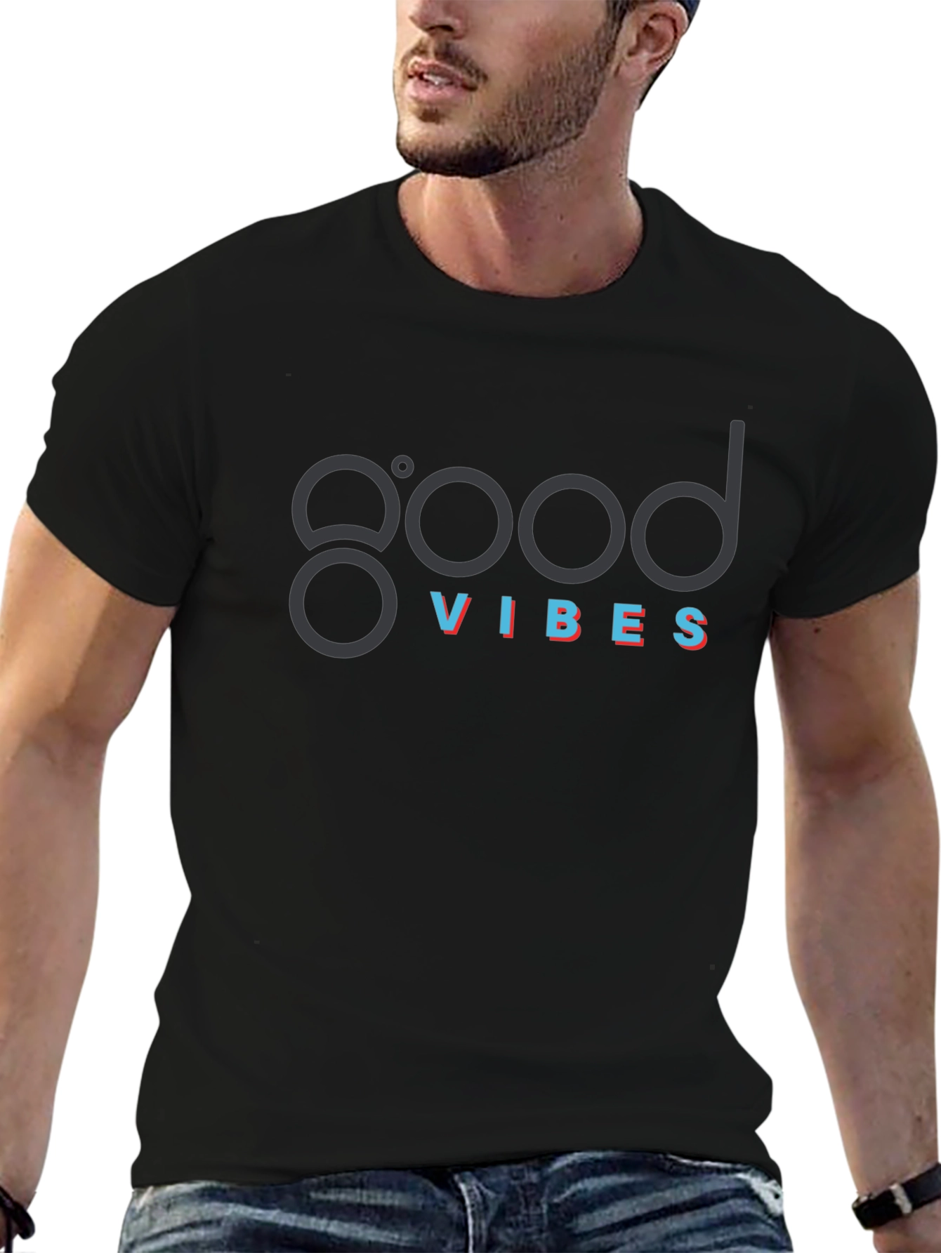 Good Vibes Graphic Tee - Stylish Comfort