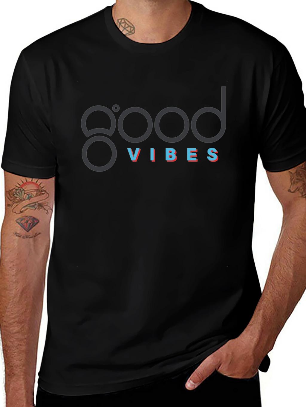 Good Vibes Graphic Tee - Stylish Comfort