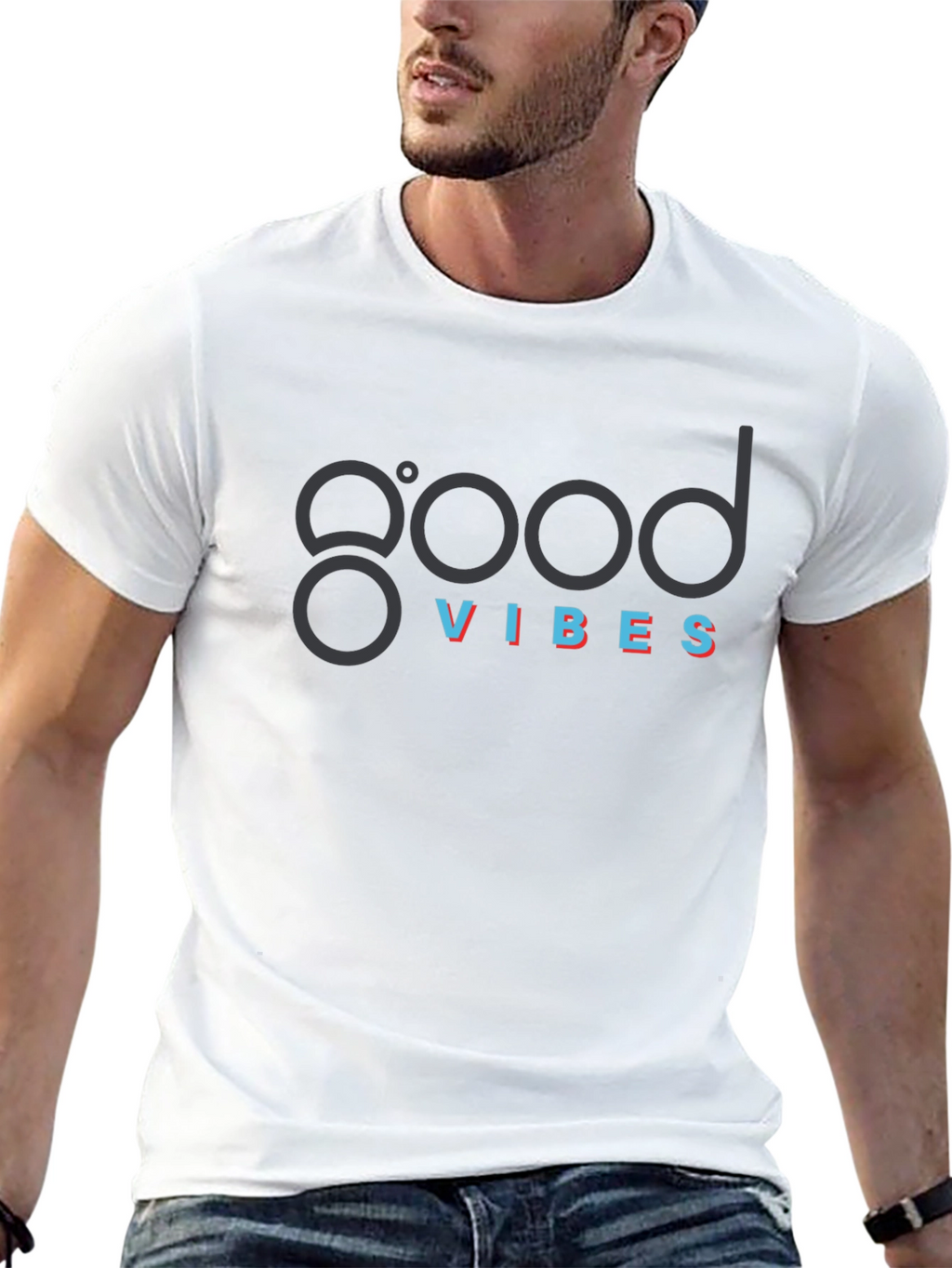 Good Vibes Graphic Tee - Stylish Comfort