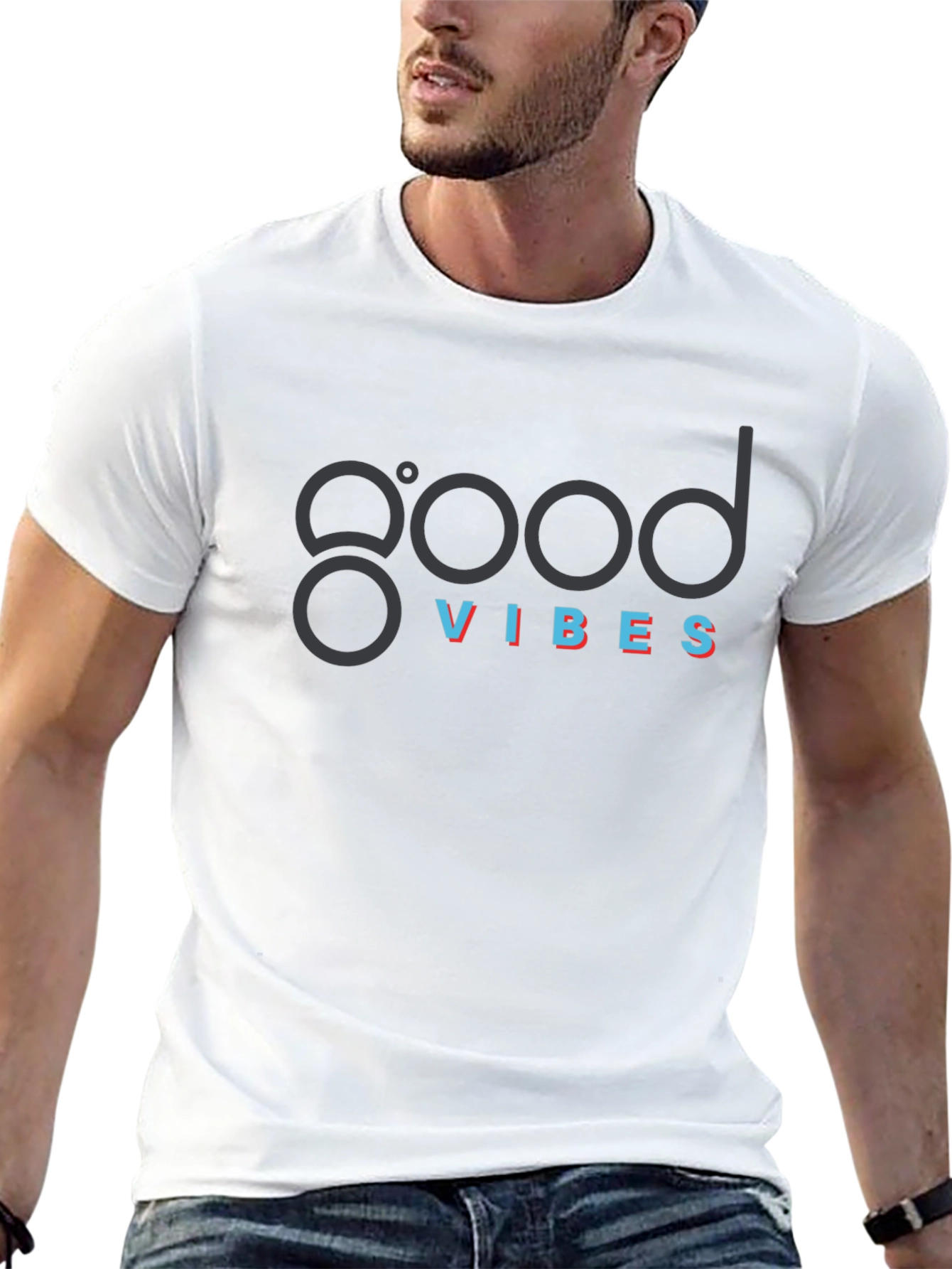 Good Vibes Graphic Tee - Stylish Comfort
