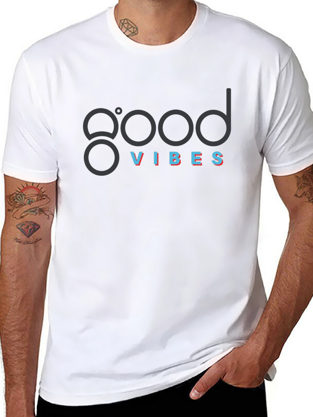 Good Vibes Graphic Tee - Stylish Comfort
