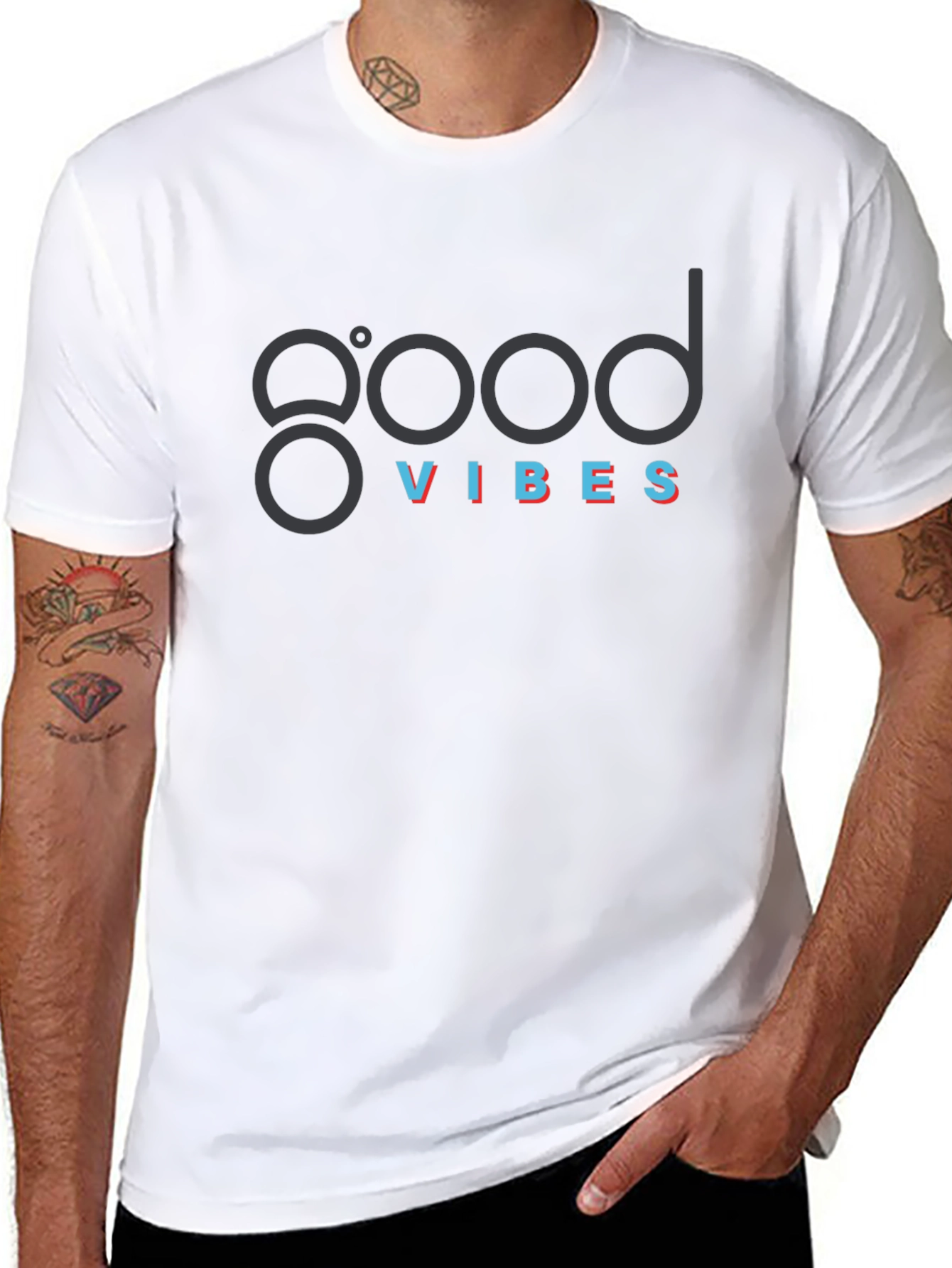 Good Vibes Graphic Tee - Stylish Comfort