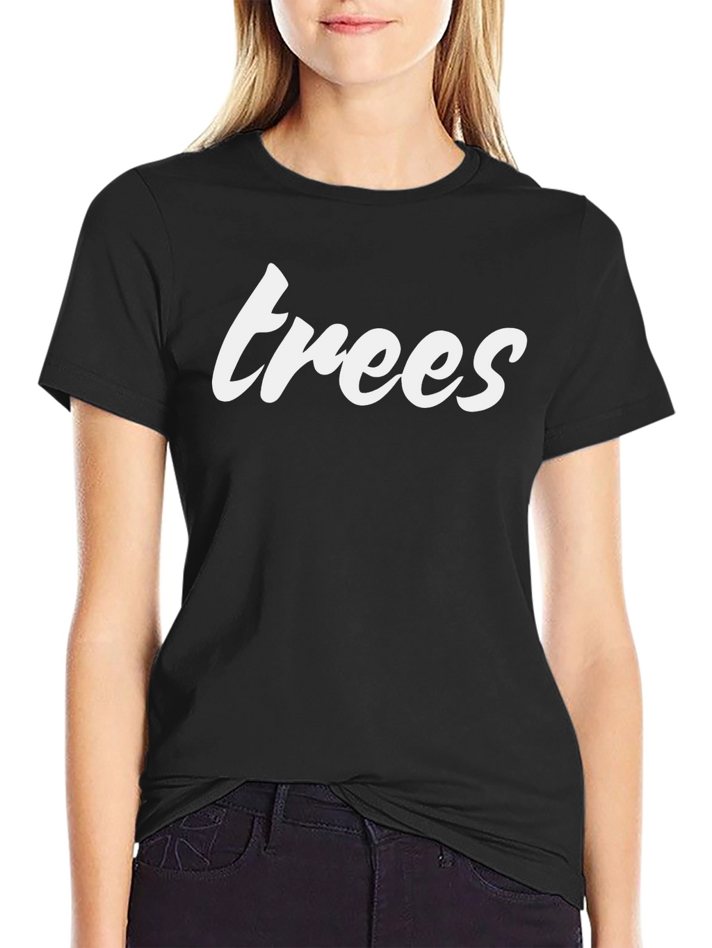 Trees Graphic T-Shirt - Black