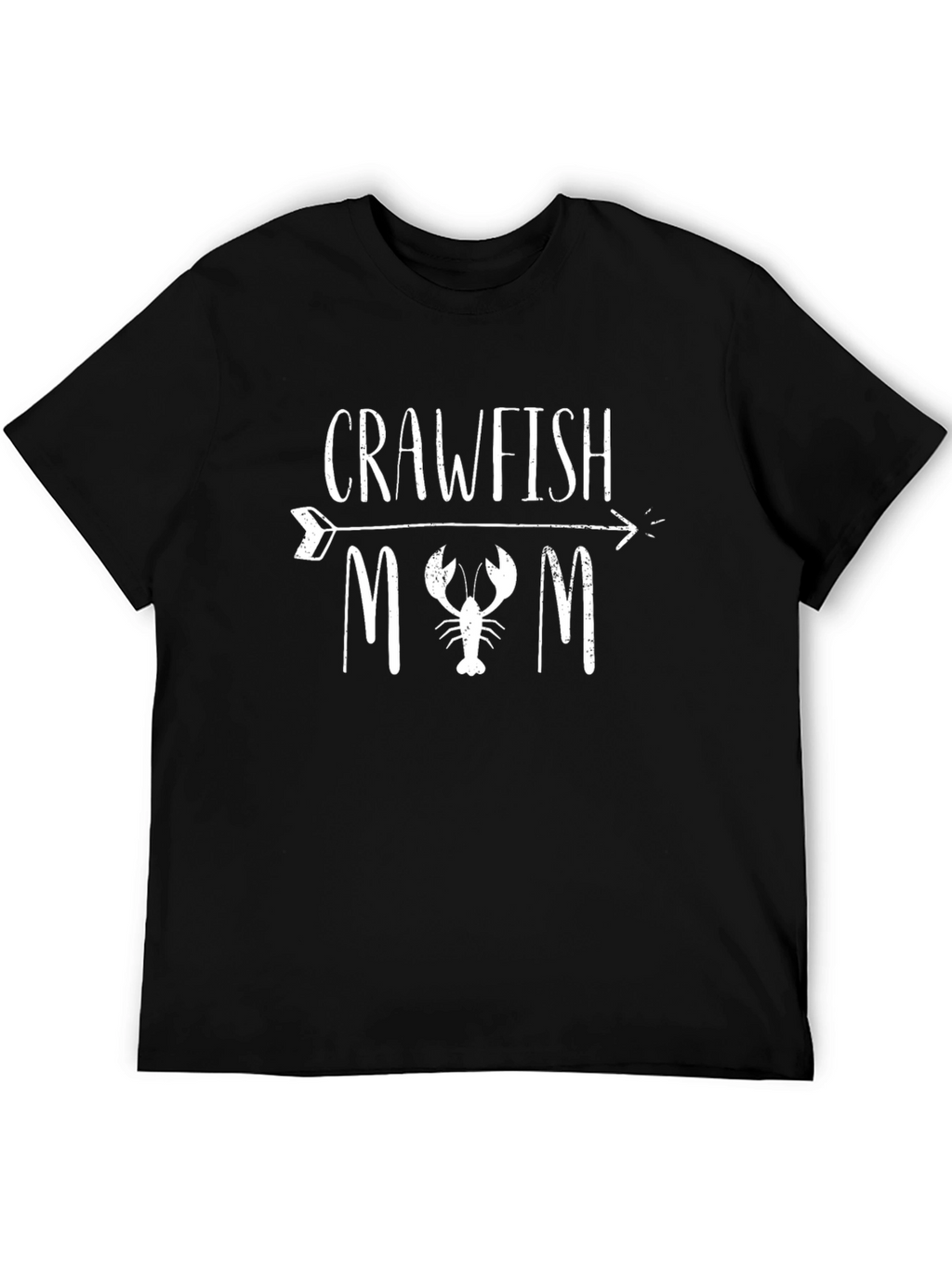 Crawfish Mom Black T-Shirt