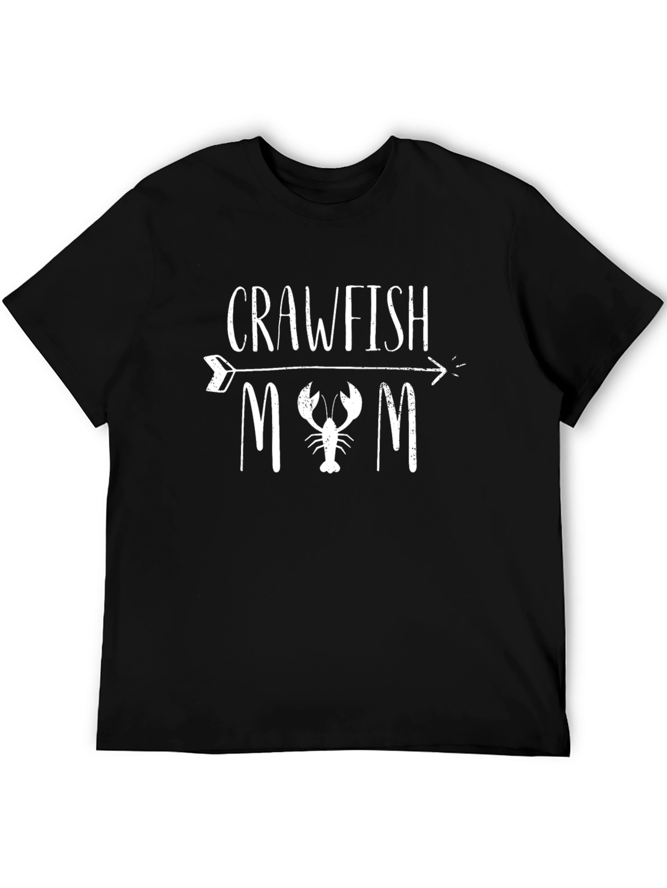 Crawfish Mom Black T-Shirt