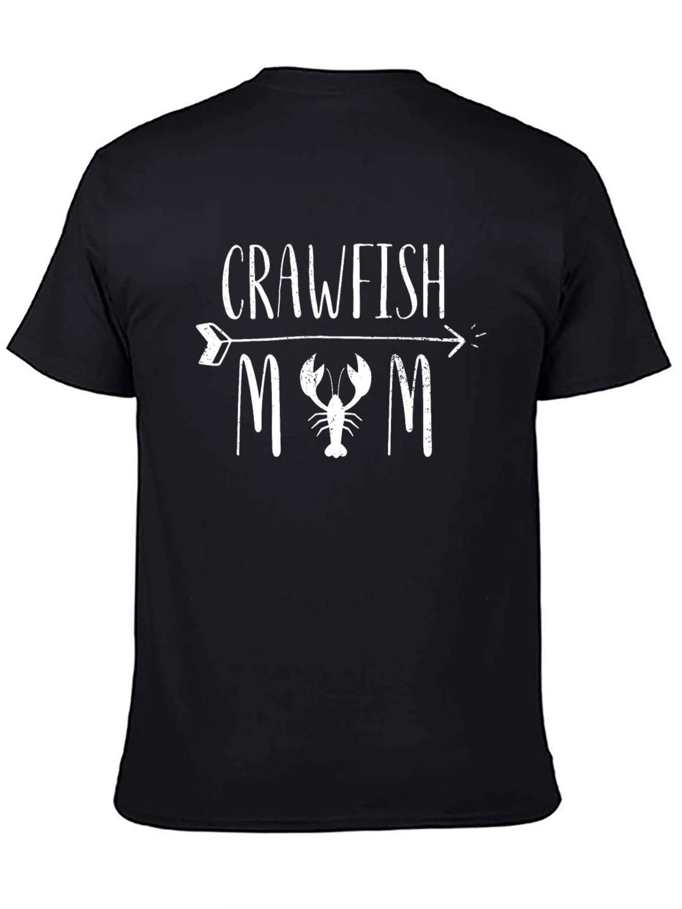 Crawfish Mom Black T-Shirt