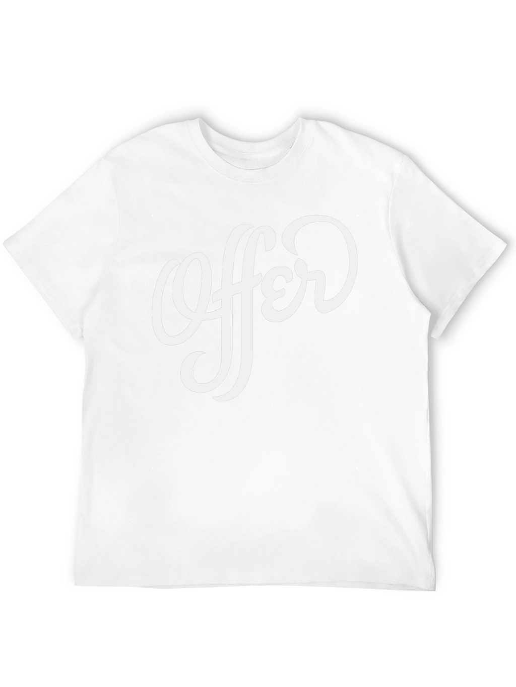 Stylish Offer Graphic Print Black T-Shirt