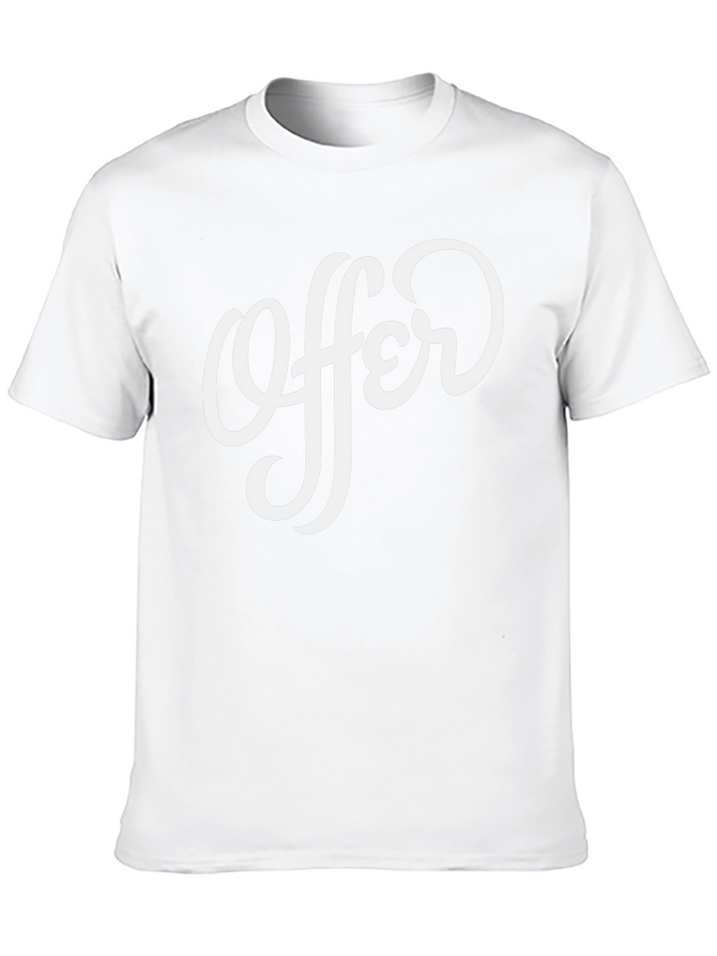 Stylish Offer Graphic Print Black T-Shirt