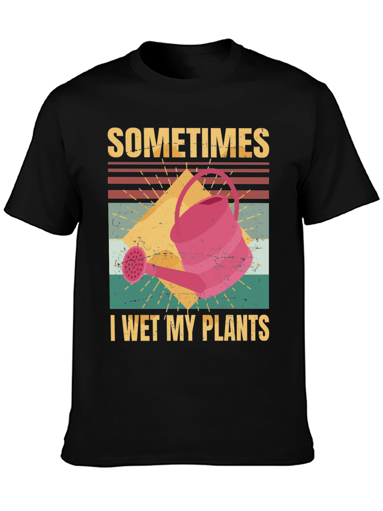 Funny Gardening T-Shirt - I Wet My Plants