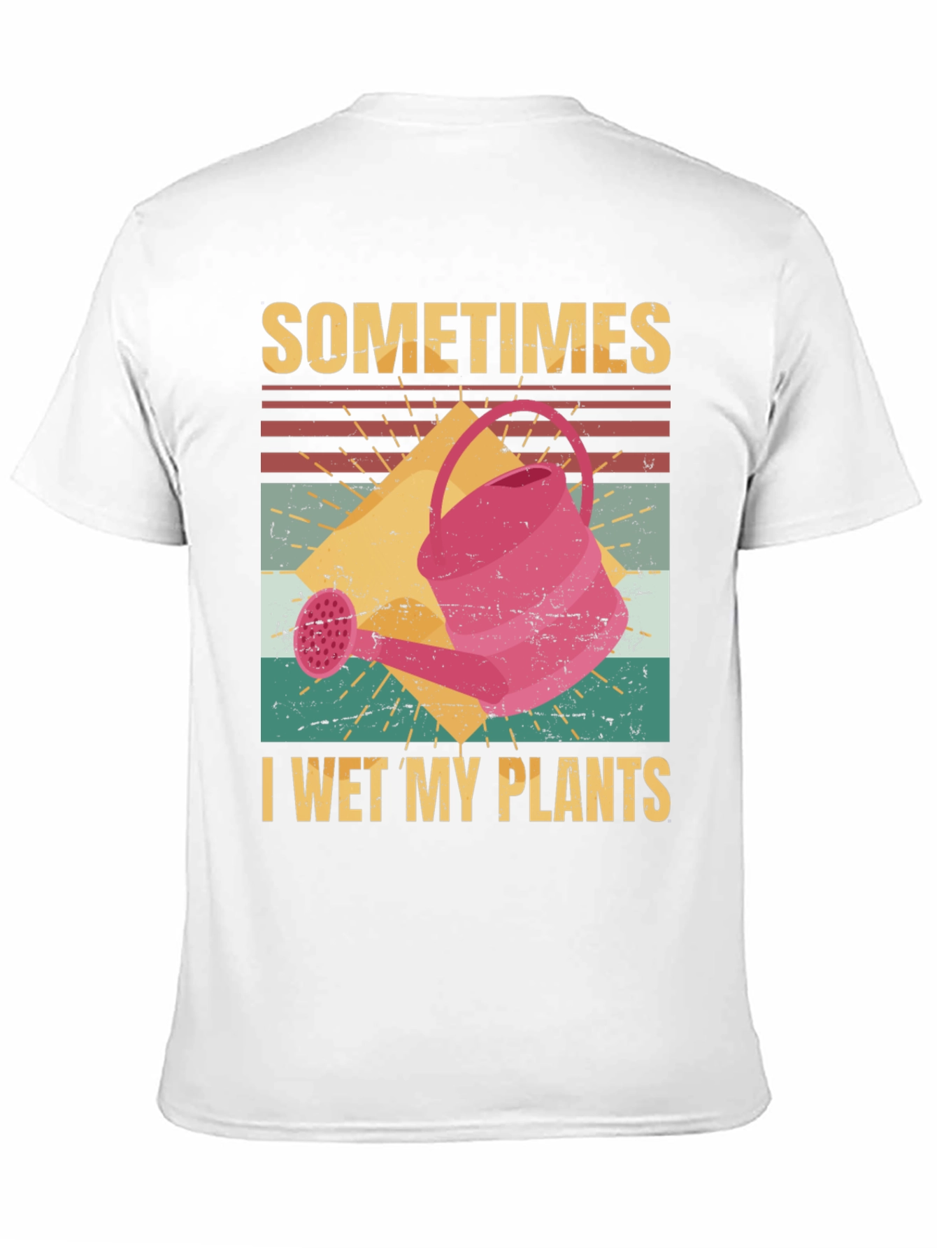 Funny Gardening T-Shirt - I Wet My Plants