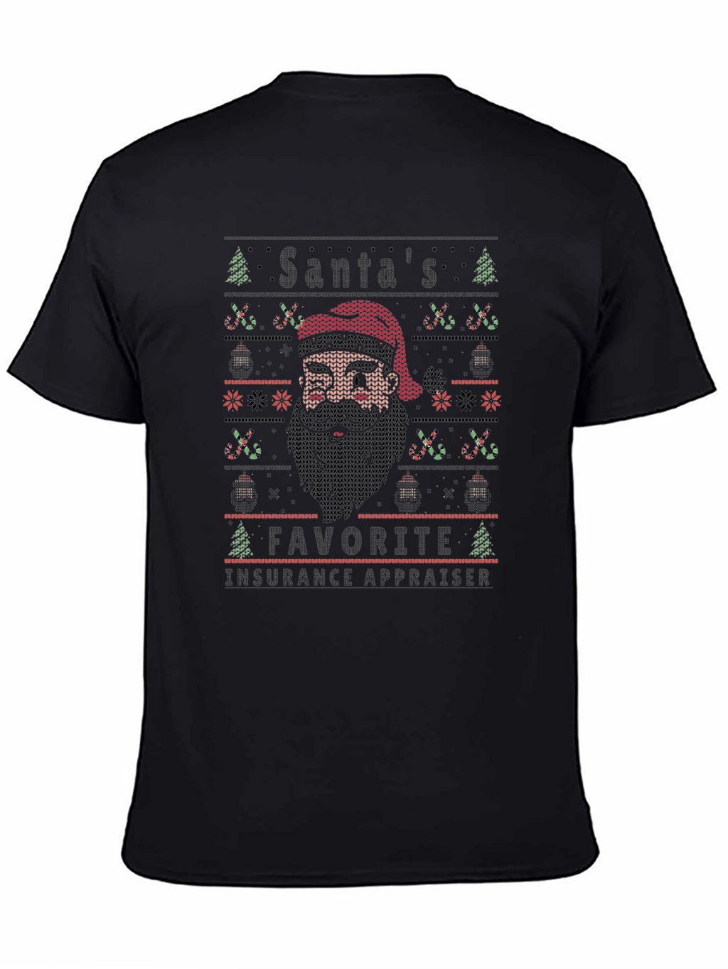 Santas Favorite Insurance Appraiser Christmas T-Shirt