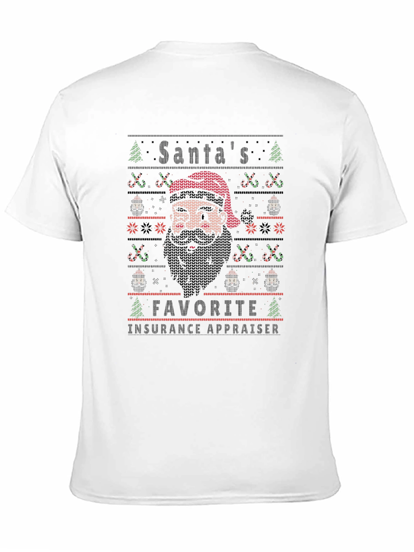 Santas Favorite Insurance Appraiser Christmas T-Shirt