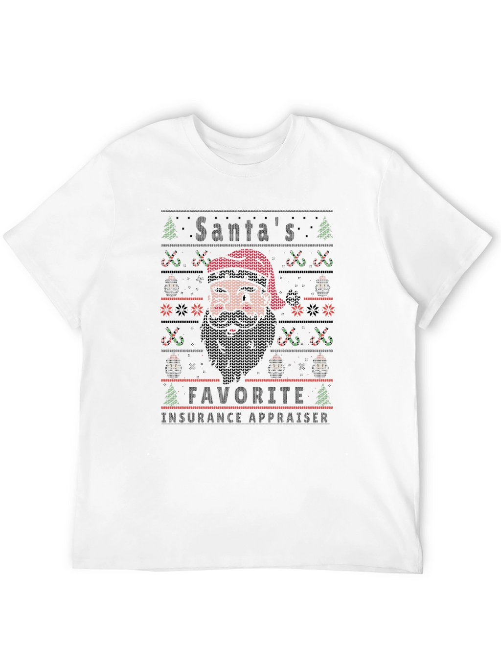 Santas Favorite Insurance Appraiser Christmas T-Shirt