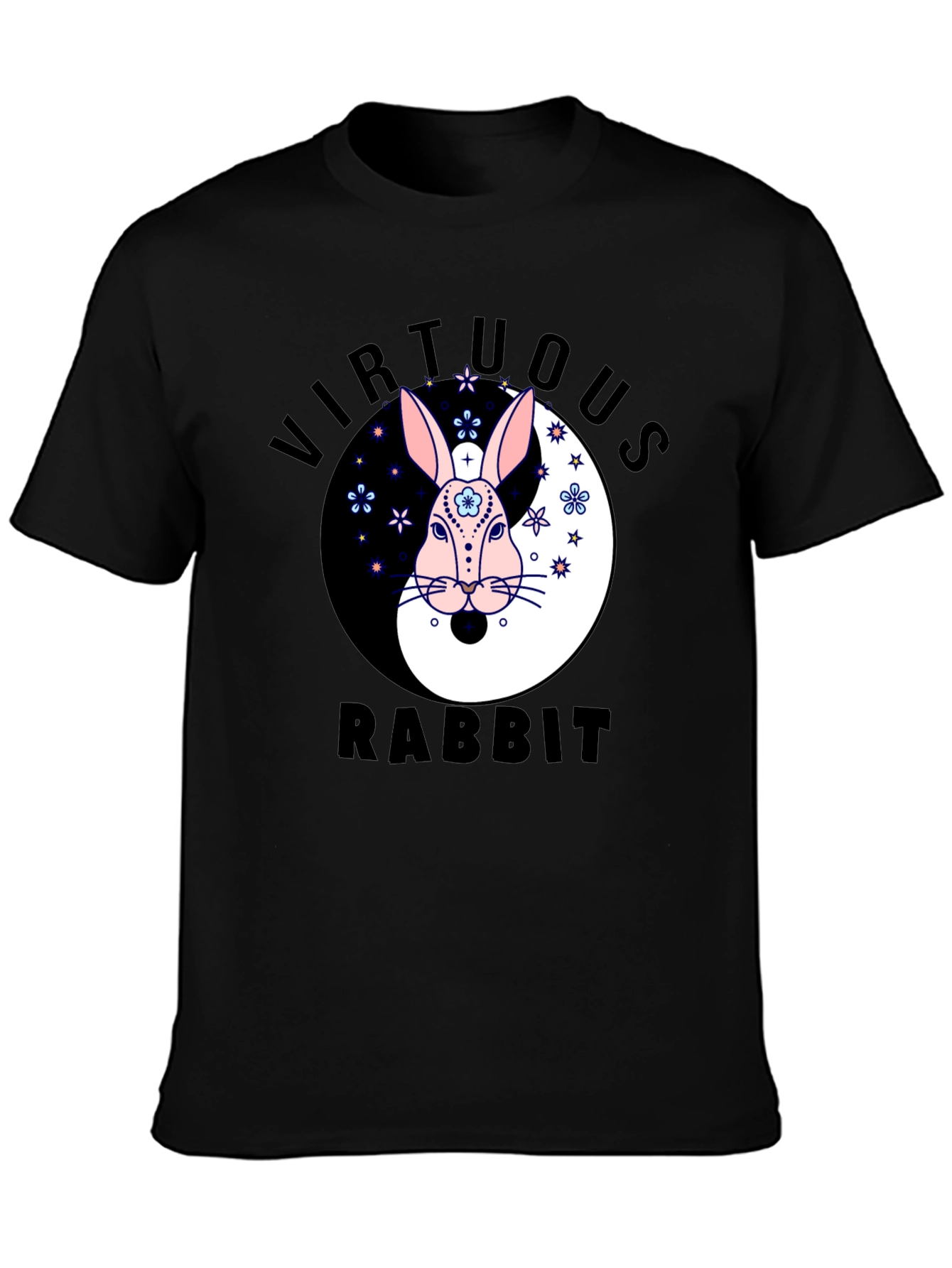 Virtuous Rabbit Yin Yang T-Shirt