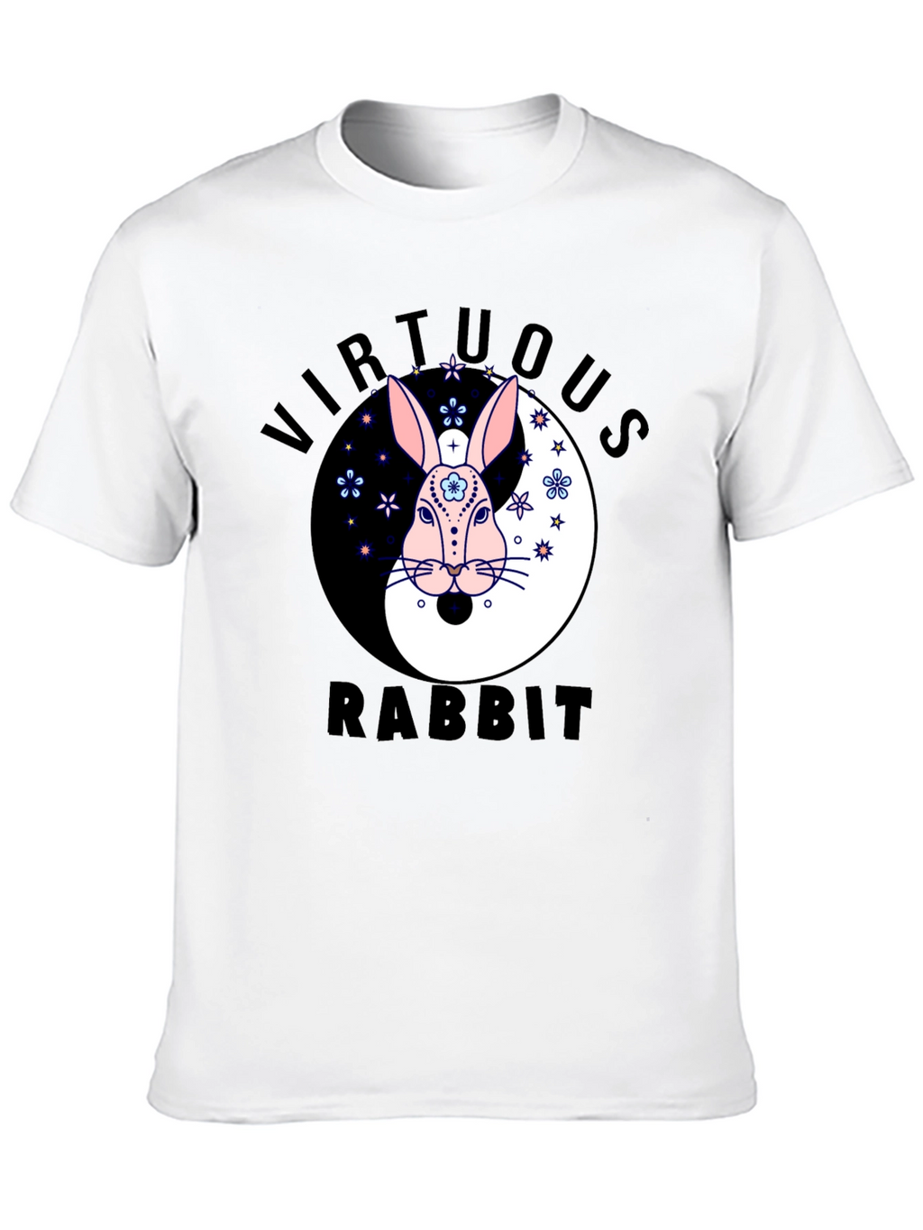 Virtuous Rabbit Yin Yang T-Shirt