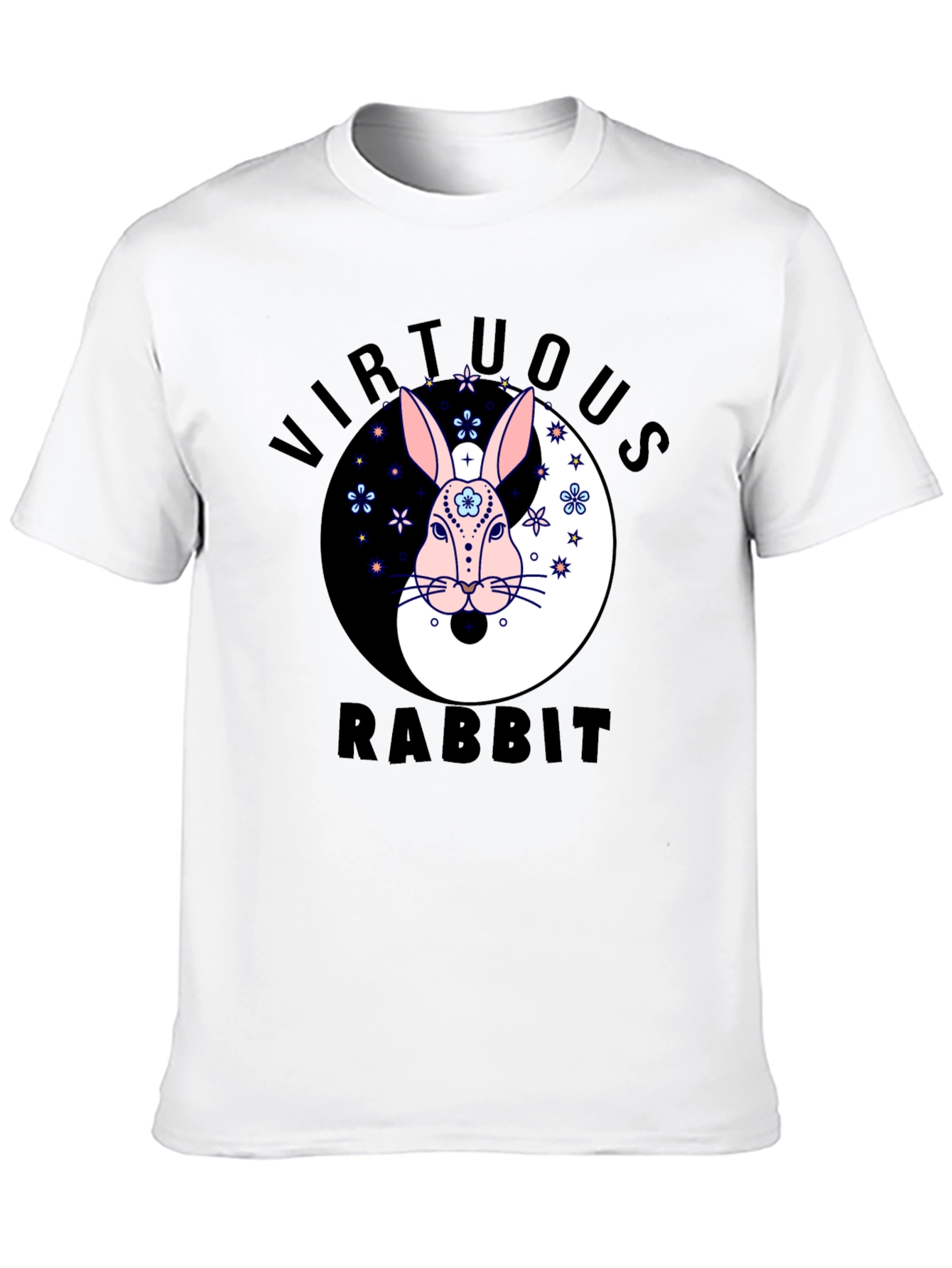 Virtuous Rabbit Yin Yang T-Shirt