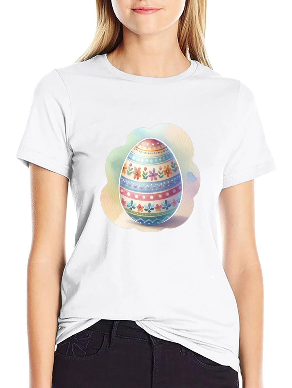 Easter Egg Graphic Tee - Spring Holiday T-Shirt