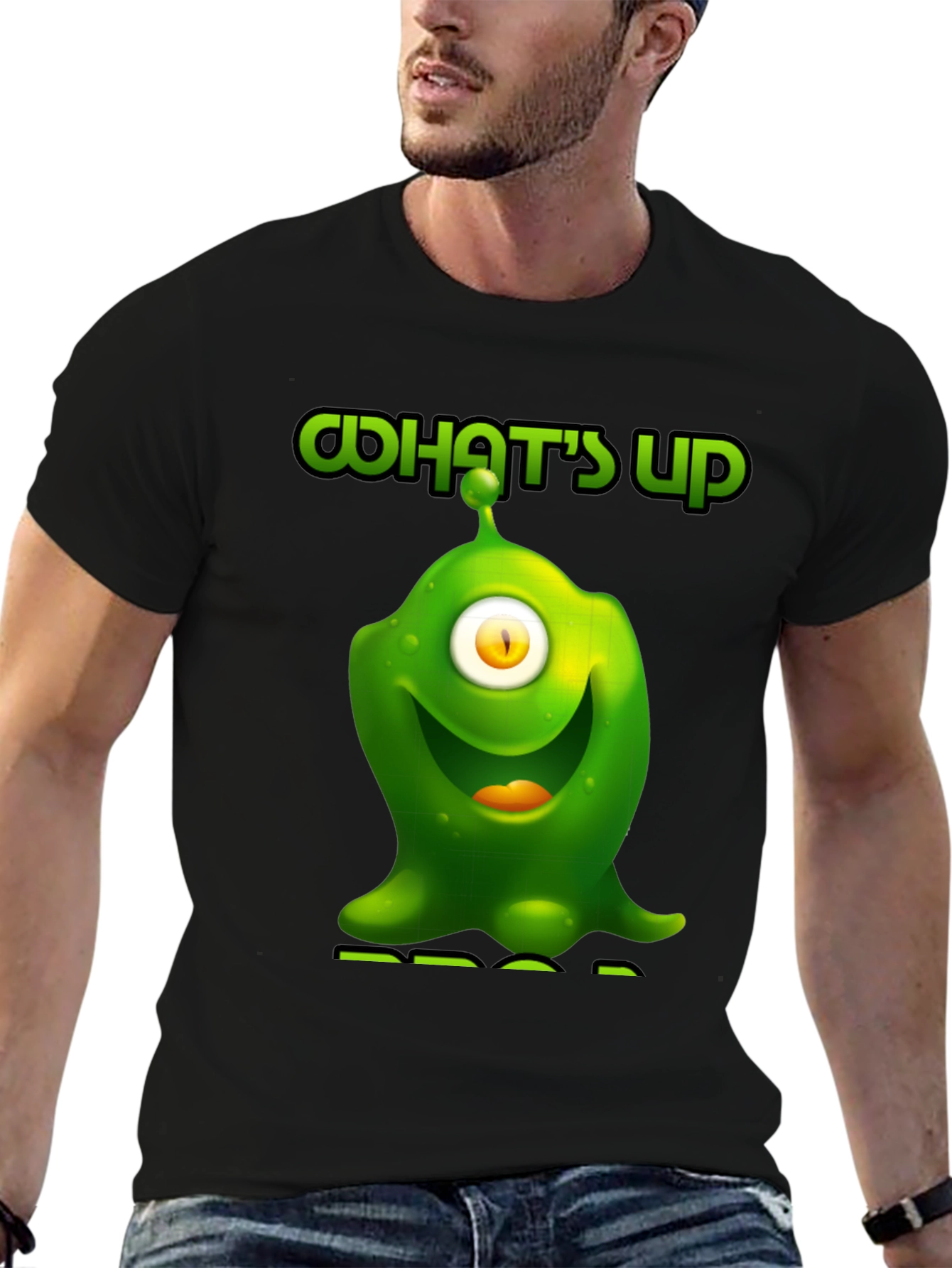 One-Eyed Alien Graphic T-Shirt - Whats Up?