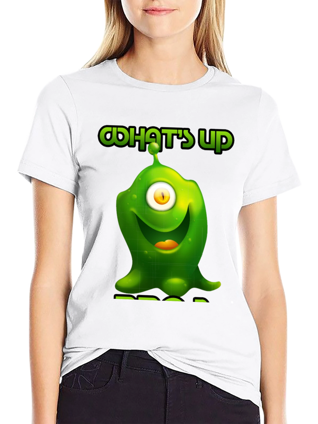 One-Eyed Alien Graphic T-Shirt - Whats Up?